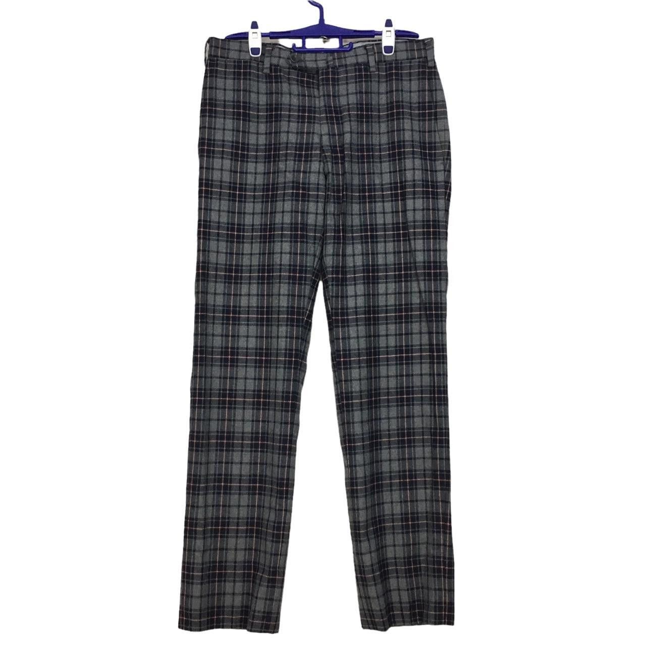 United Arrows Vtg UNITED ARROWS TOKYO Plaid Long Pants Trousers Casual Size US 30 / EU 46 - 1 Thumbnail