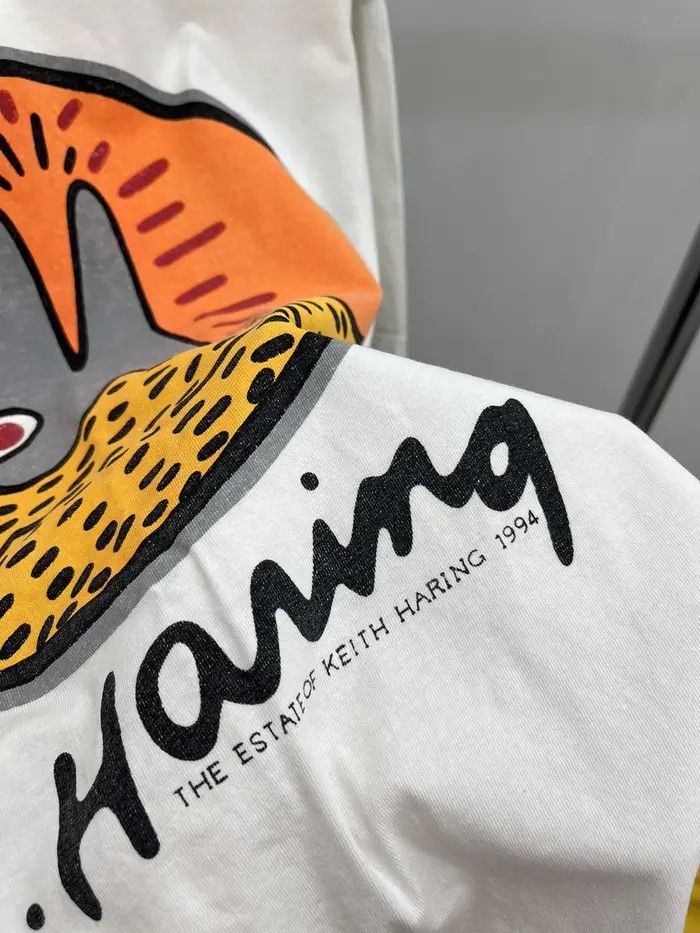 Keith Haring Keith Haring 1994 Bunny Printed T-shirt Tee Size US L / EU 52-54 / 3 - 3 Thumbnail