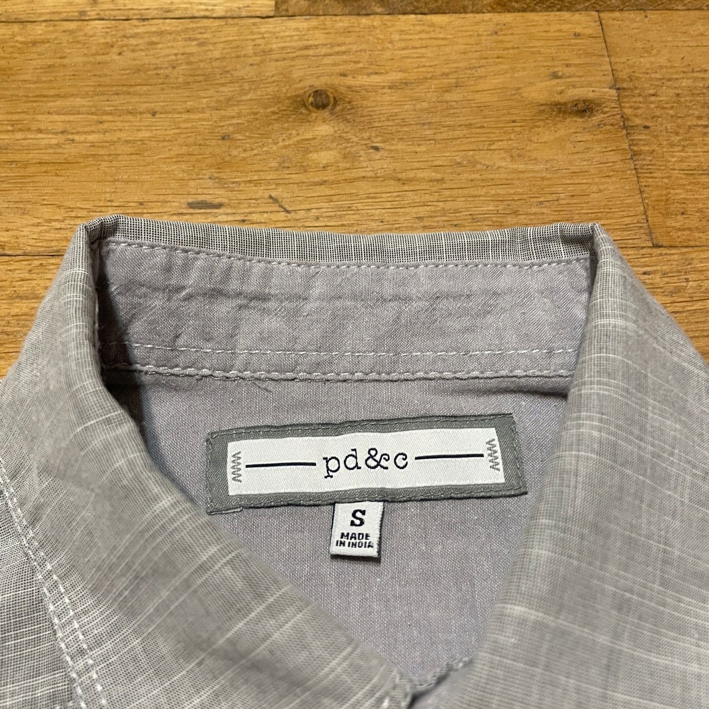 PD&C Pd& Cc Men's Short Sleeve Summer Shirt Size S Size US S / EU 44-46 / 1 - 2 Thumbnail