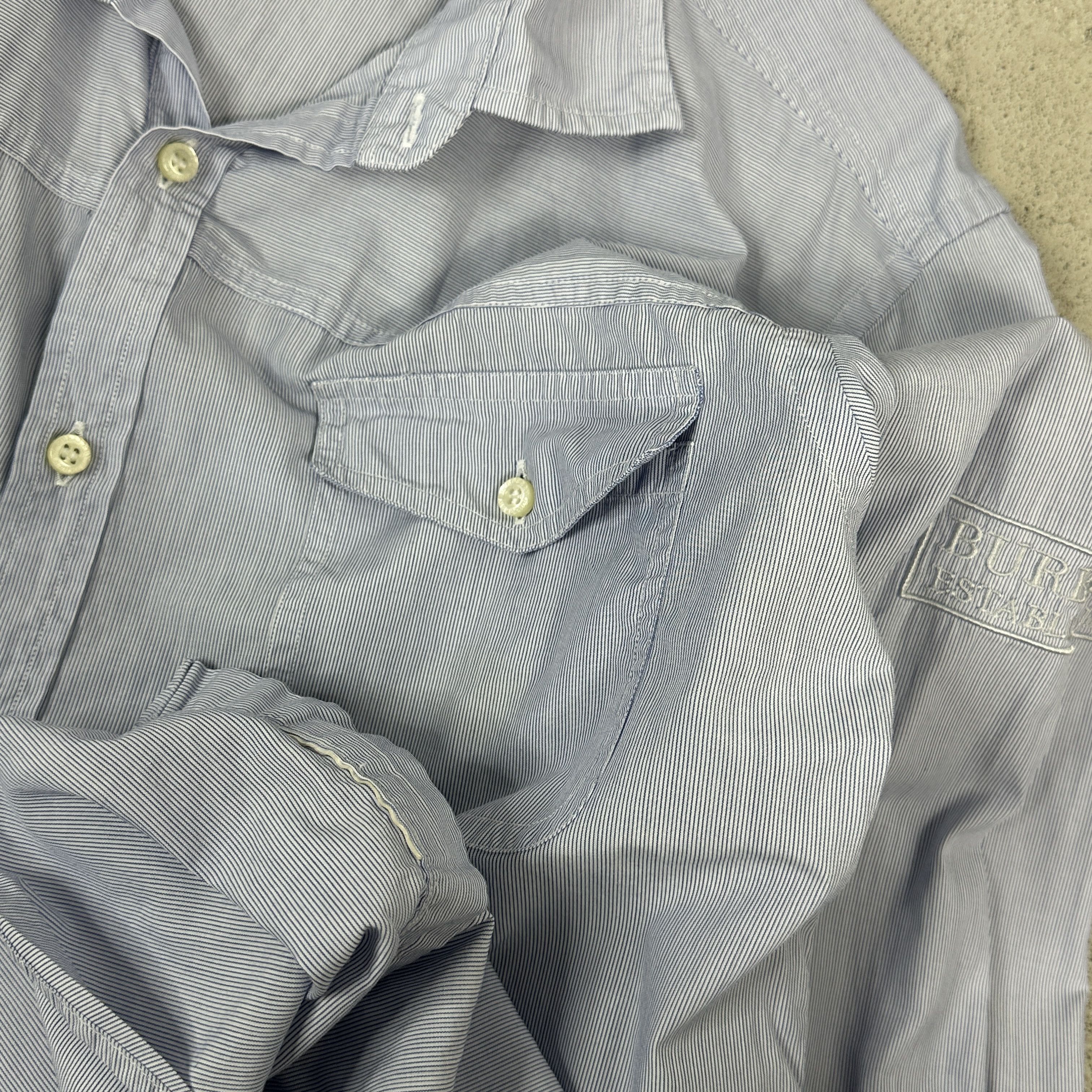 Burberry × Vintage Vintage Casual Y2K Elegant Burberry Shirt Size US M / EU 48-50 / 2 - 6 Thumbnail