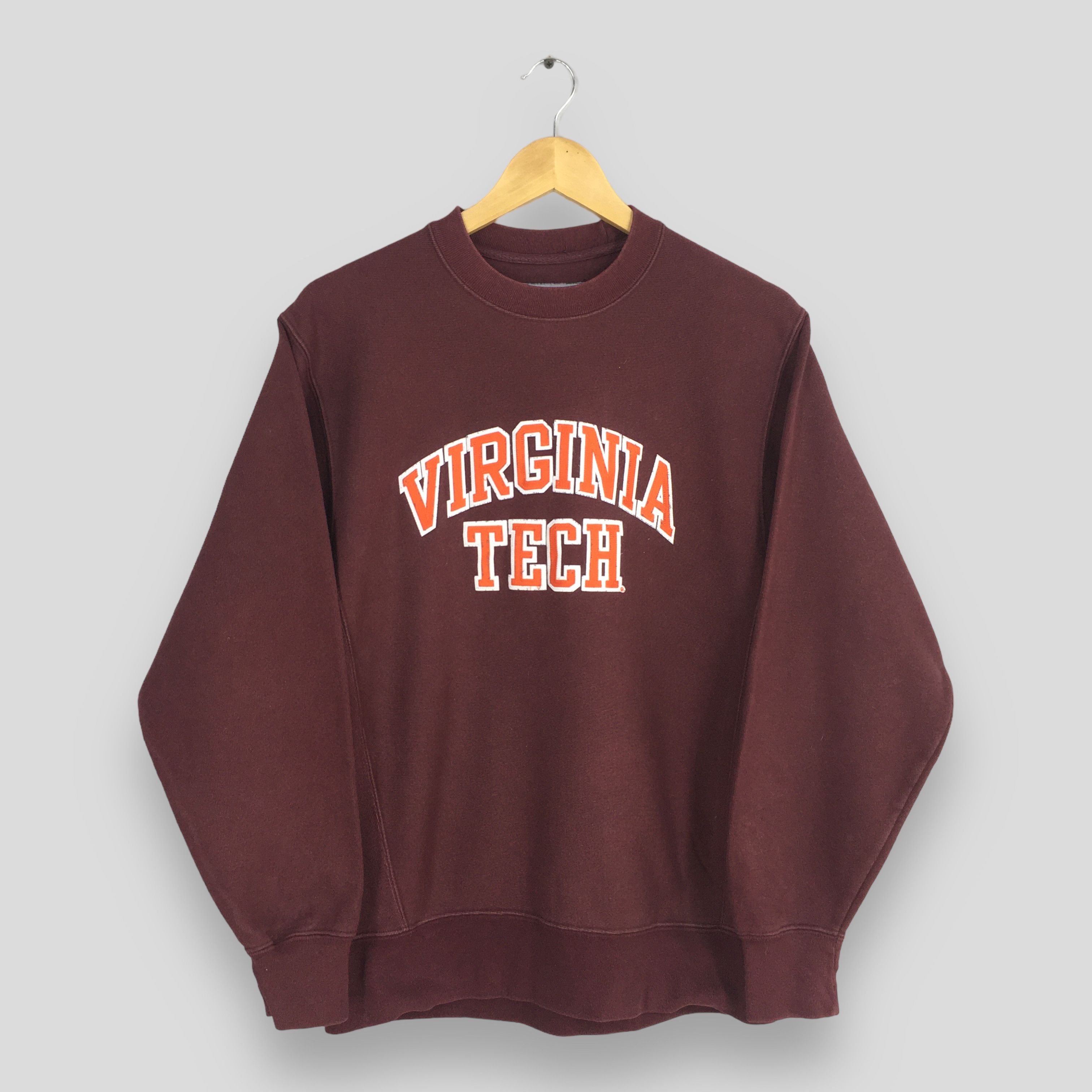 Champion Vintage Virginia Tech Crewneck Sweatshirt Small Size US S / EU 44-46 / 1 - 1 Thumbnail