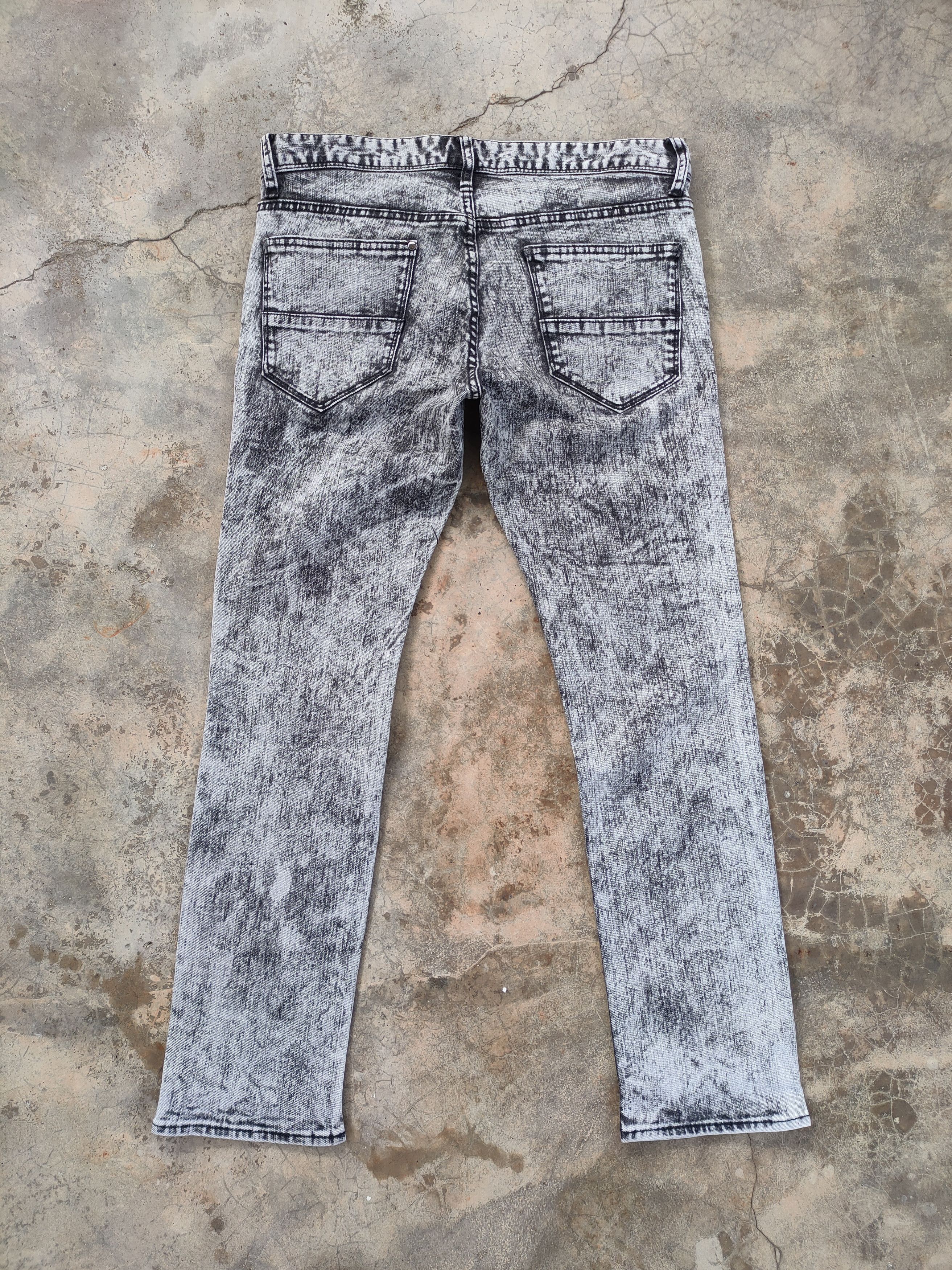 Roots VINTAGE ROOT THREE SKINNY FADED DISTRESSED JEANS PANTS Size US 33 - 8 Thumbnail