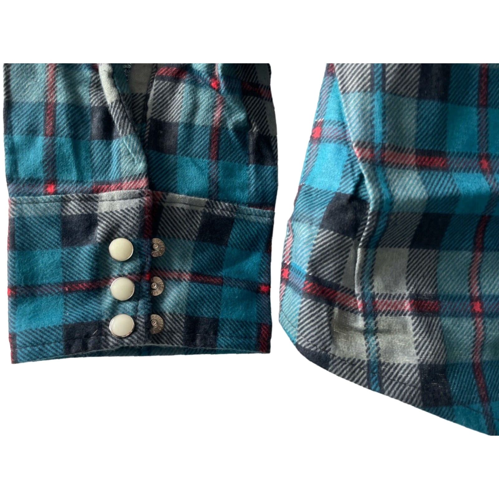 Vintage VINTAGE Five Brother Dakota Plaid Flannel Shirt Mens 2XL NWT USA Made Shirt Mens 2XL Plaid USA Pearlized Snaps Blue Cotton Flannel 80s Western Shirt Size US XXL / EU 58 / 5 - 7 Thumbnail