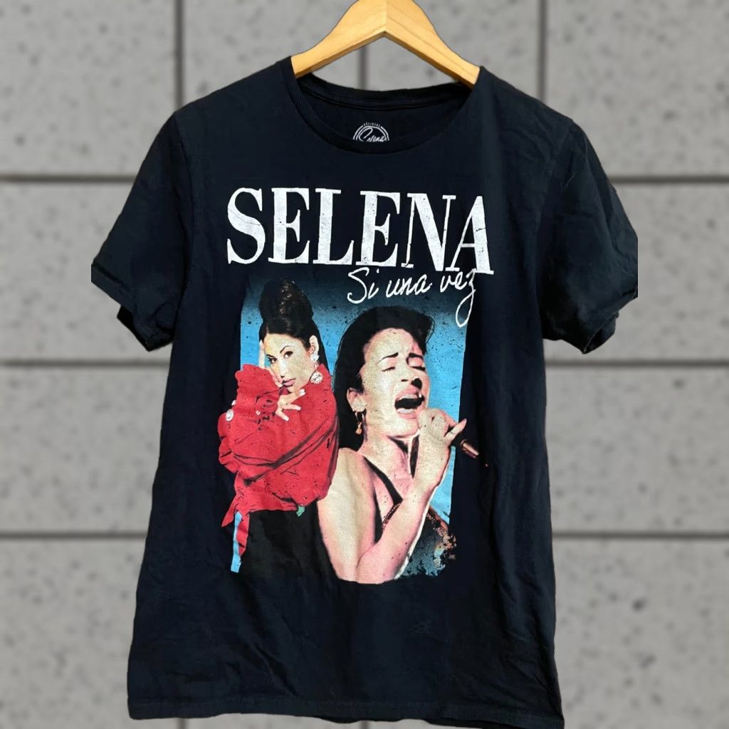 Vintage Selena Si Una Vez T-Shirt Black Medium Mens Size US M / EU 48-50 / 2 - 1 Thumbnail