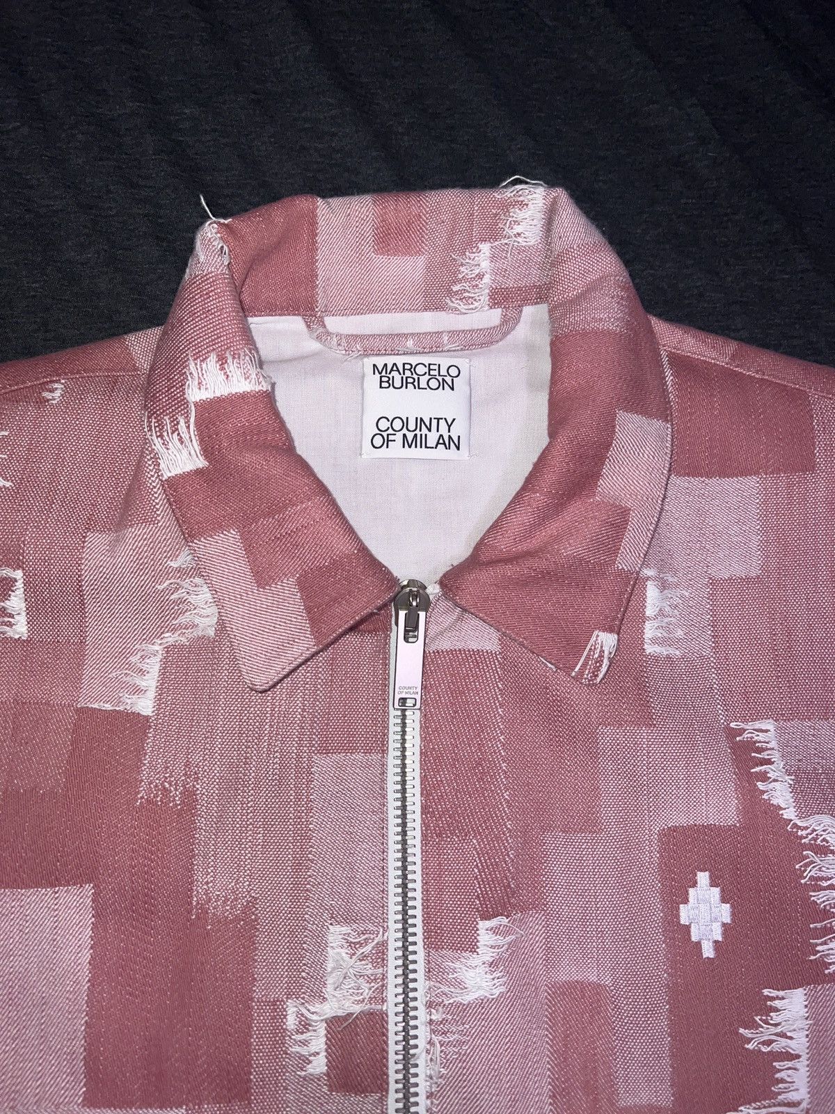 Marcelo Burlon Marcelo Burlon County of Milan Pink & White Jacket Size US L / EU 52-54 / 3 - 5 Thumbnail