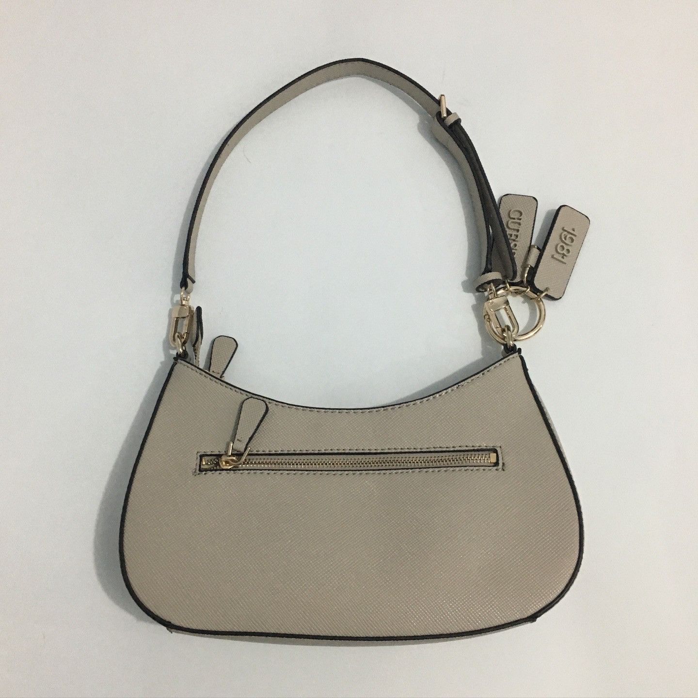 Guess Guess Noelle Top Zip Beige Shoulder Bag Size ONE SIZE - 2 Thumbnail