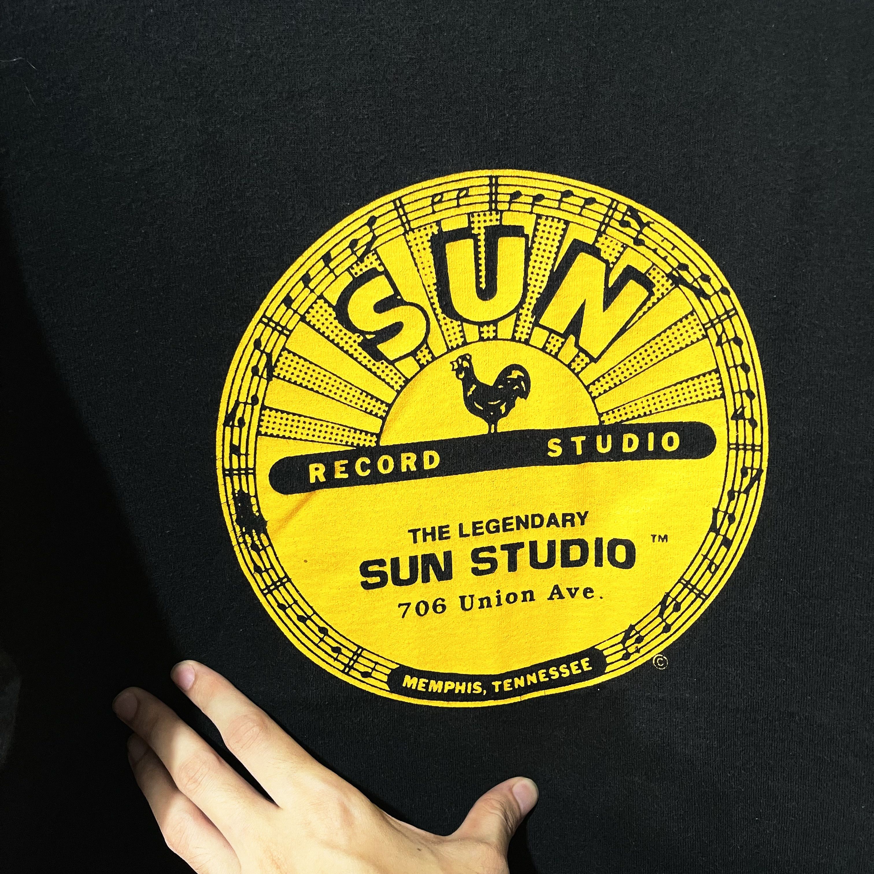 Band Tees × Vintage Vintage 90s Sun Records Shirt Size US XL / EU 56 / 4 - 2 Thumbnail