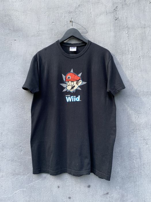 Vintage Vintage MARIO WIID Weed T Shirt Tee | Grailed