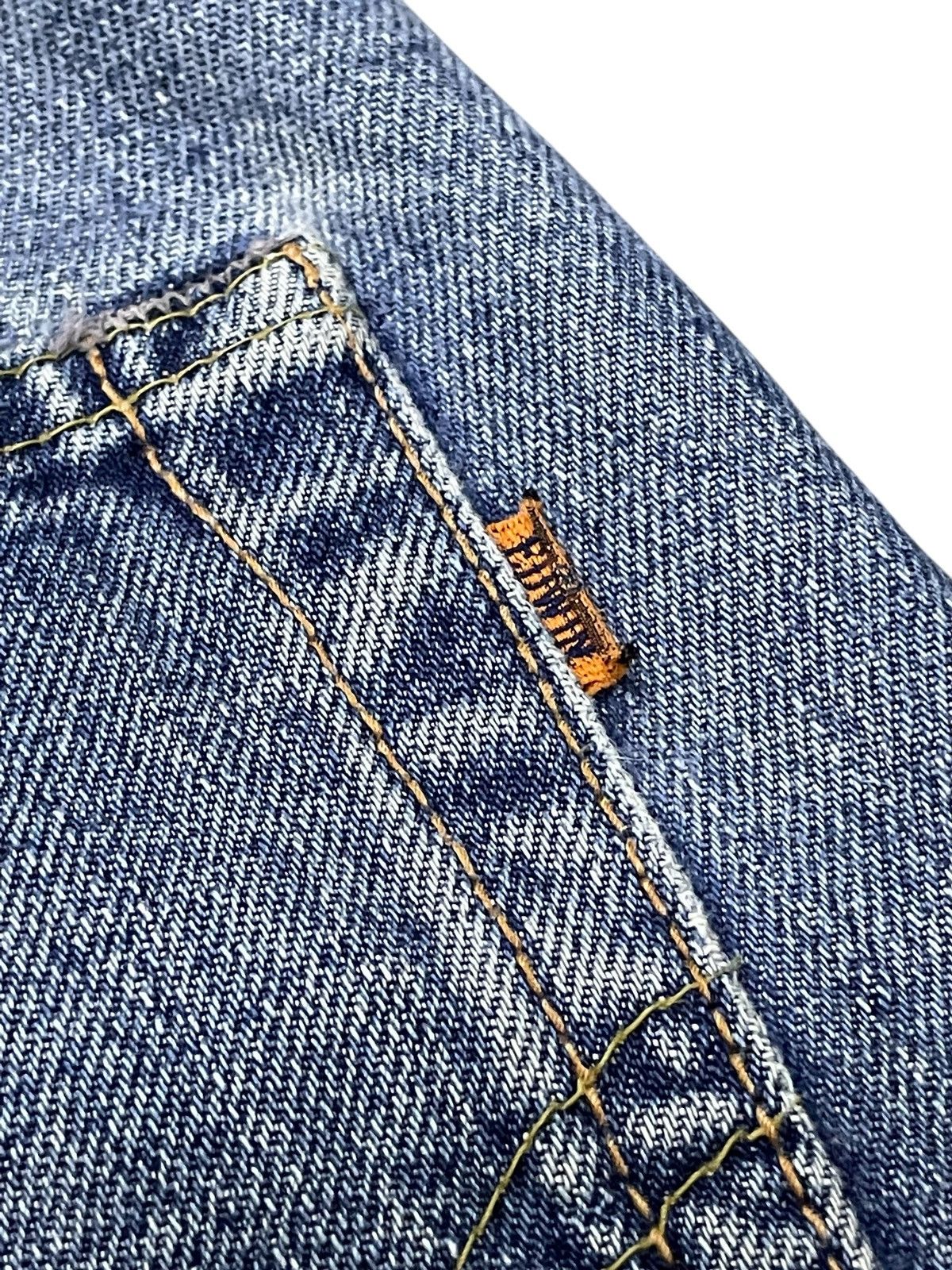 Edwin × Vintage Vintage OG Edwin 505 Loose Baggy Selvedge Jeans Size US 32 / EU 48 - 21 Thumbnail