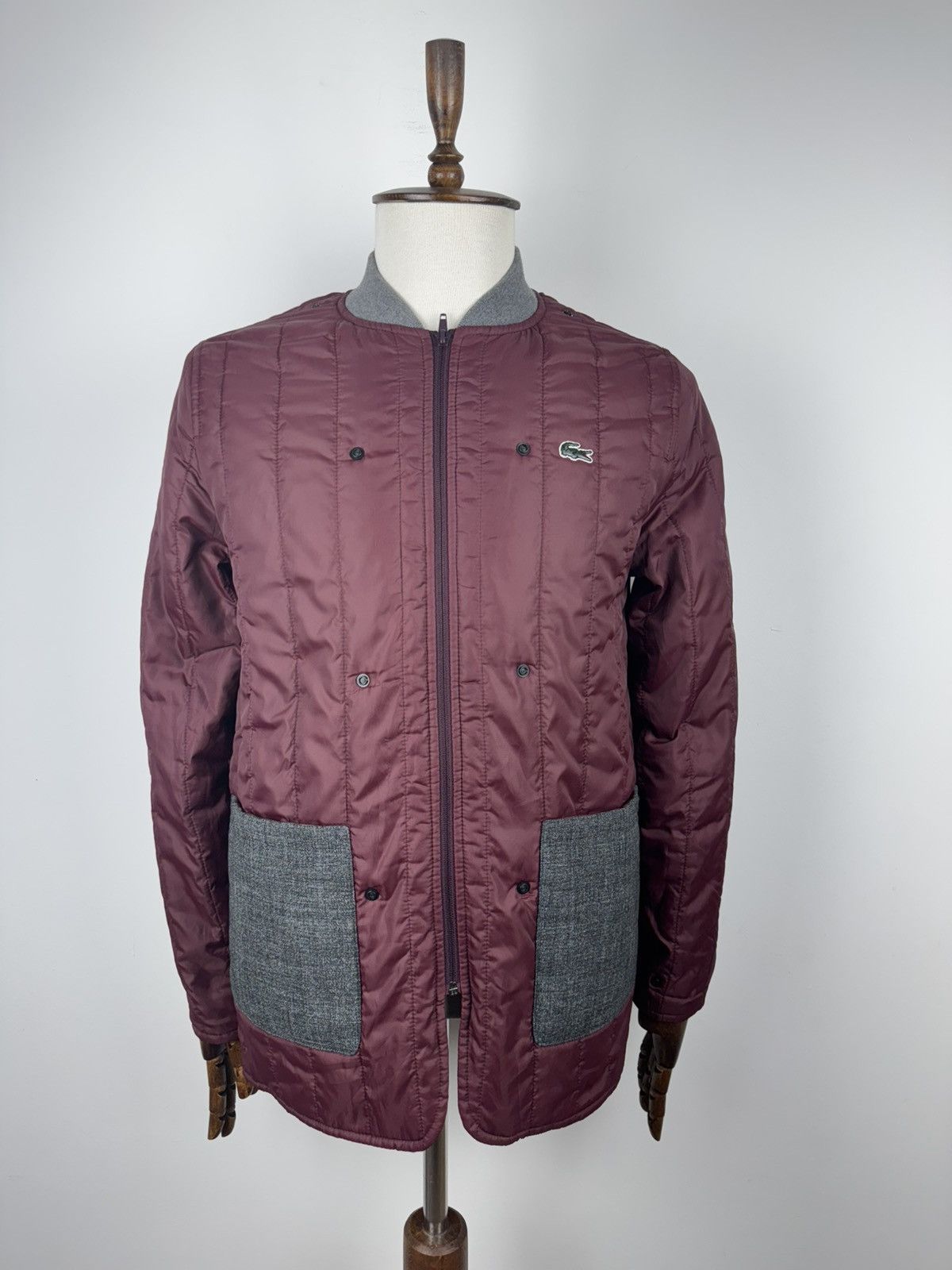 Lacoste Men’s Lacoste 2 in 1 Waterproof Long Jacket Coat size 48 Size US M / EU 48-50 / 2 - 10 Thumbnail