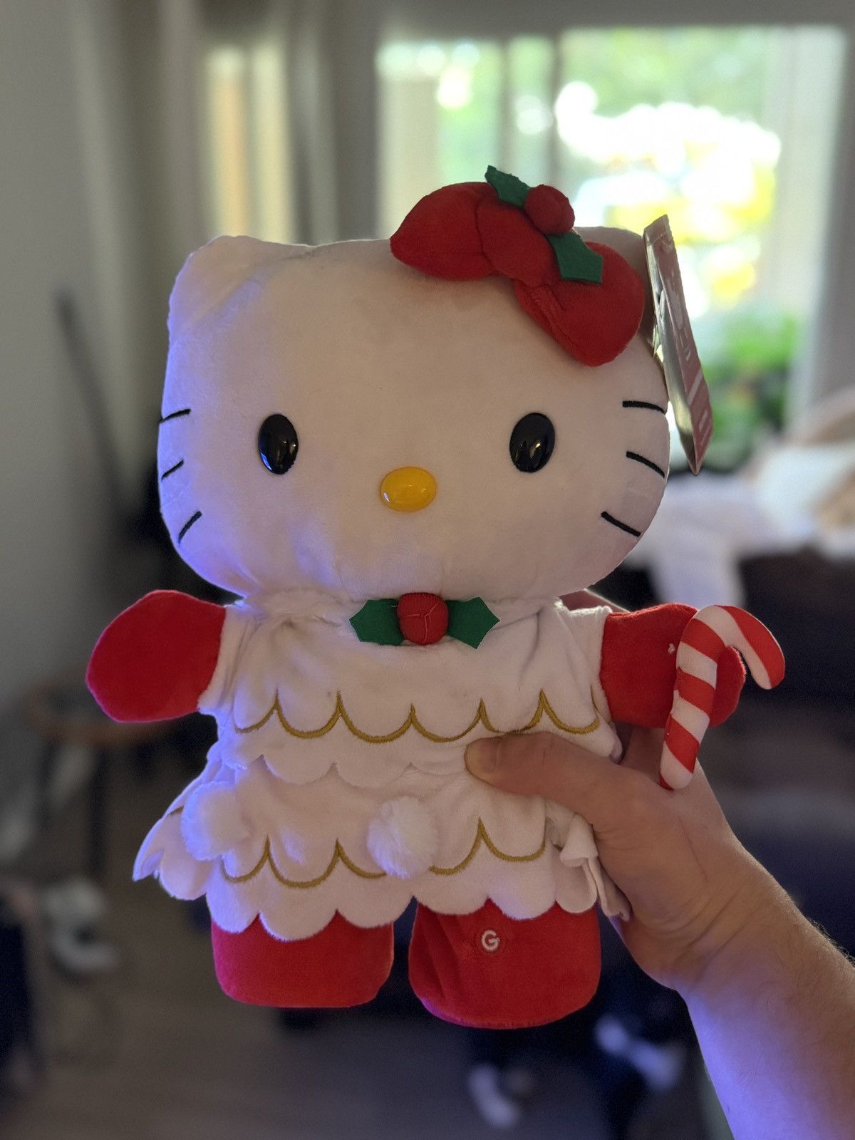 Vintage Hello Kitty Christmas Candy Cane Greeter Animated Size ONE SIZE - 1 Thumbnail
