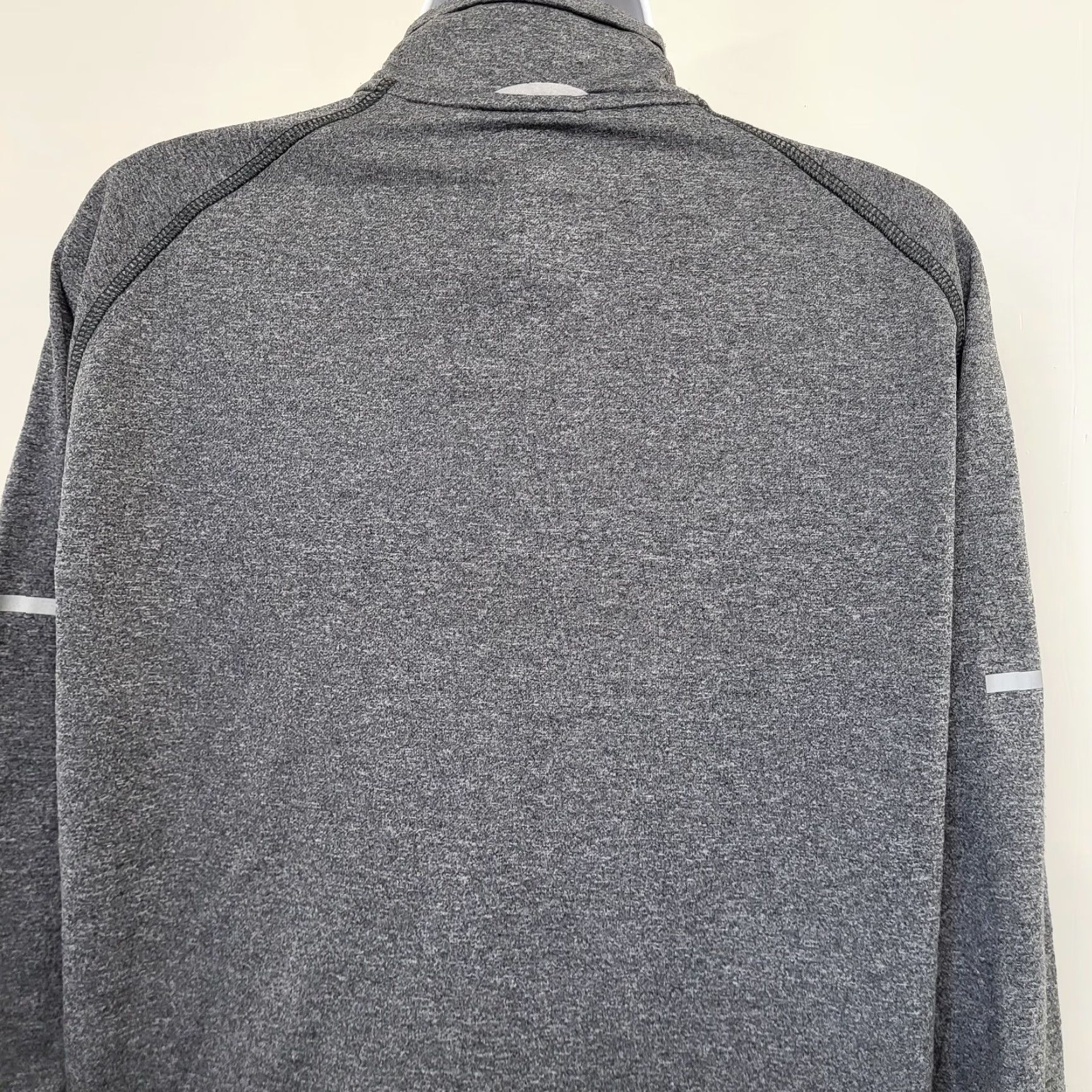 Adidas VINTAGE? No — Adidas Climalite 1/4 Zip Shirt Women's XL Gray Pullover Running Reflective... Size XL / US 12-14 / IT 48-50 - 7 Thumbnail