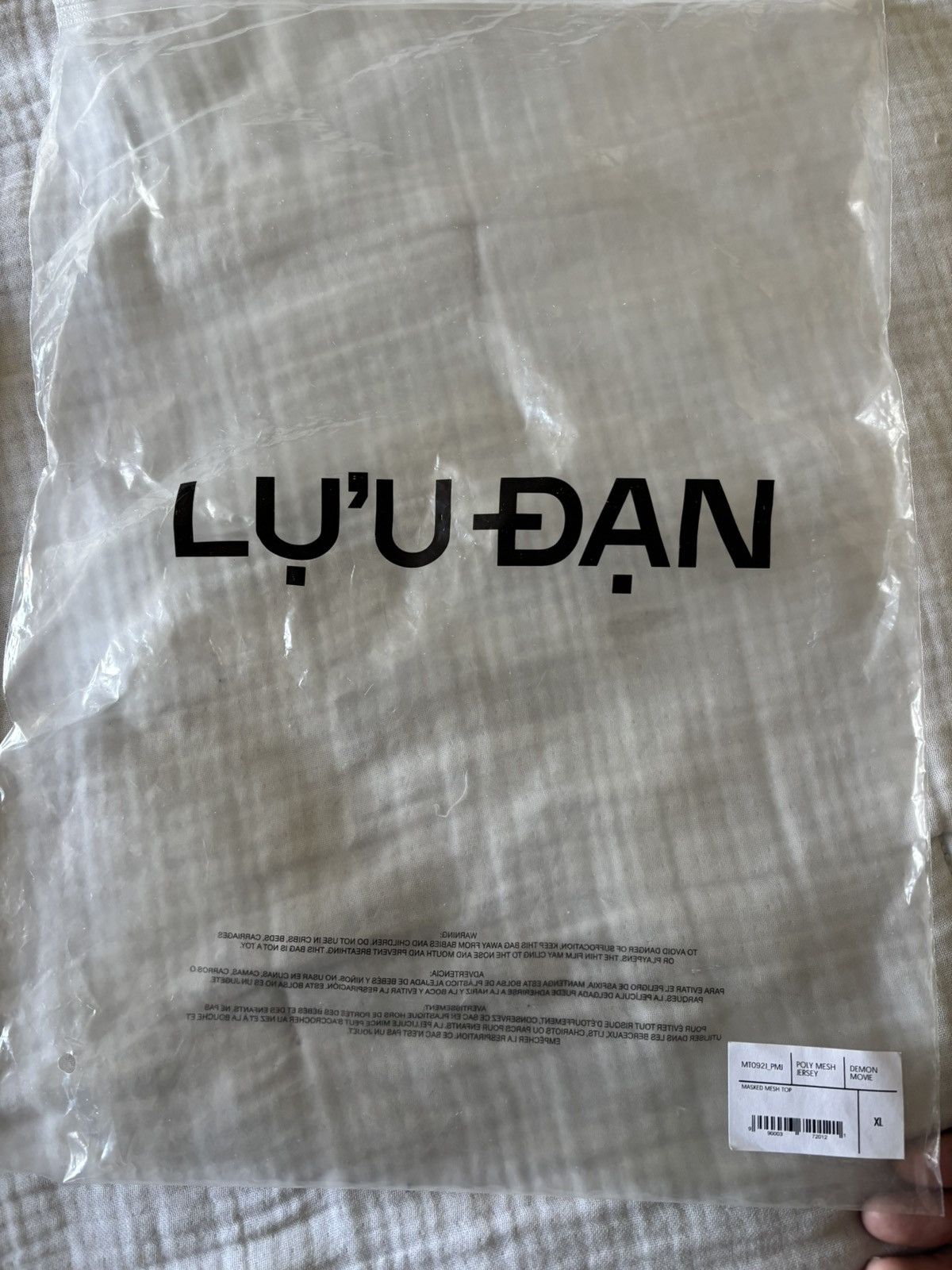LUU DAN LUU DAN MESH LONG SLEEVE TOP Size US XL / EU 56 / 4 - 11 Thumbnail