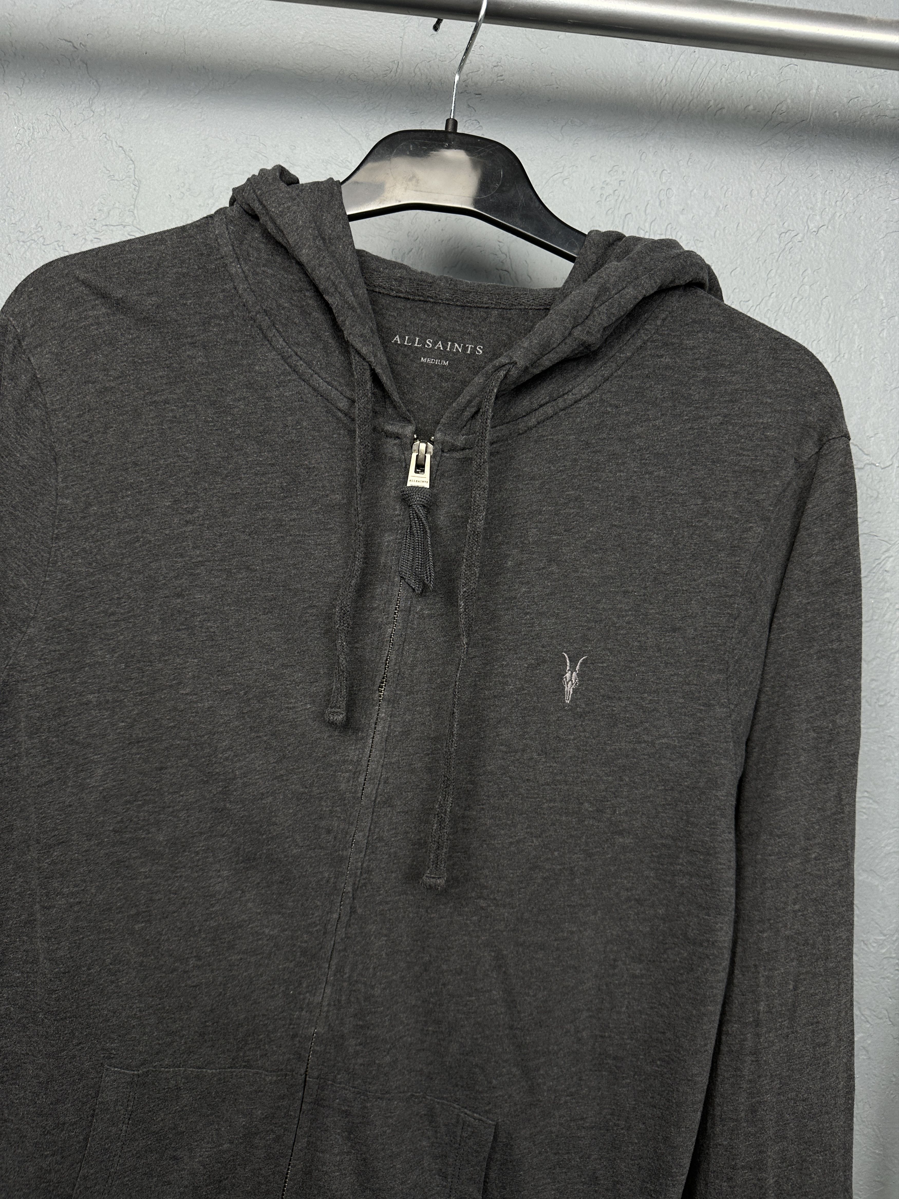 Allsaints Allsaints Vintage Mens Brace Zip Hoodie Size US M / EU 48-50 / 2 - 2 Thumbnail
