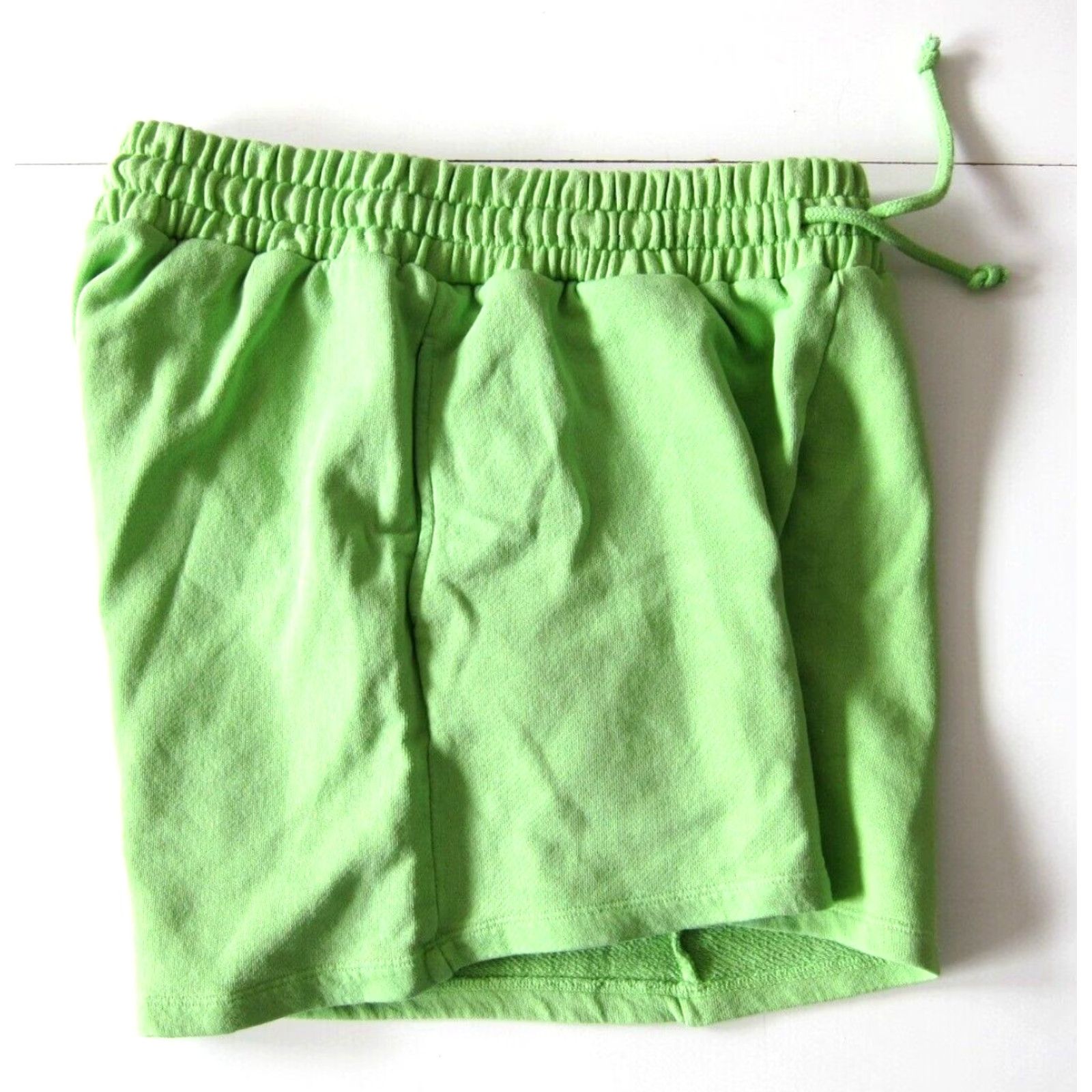 Topshop Topshop 100% Cotton Lime Green 1974 High Rise Gym Pocket Short Women M 8-10 Size 30" / US 8 / IT 44 - 5 Thumbnail