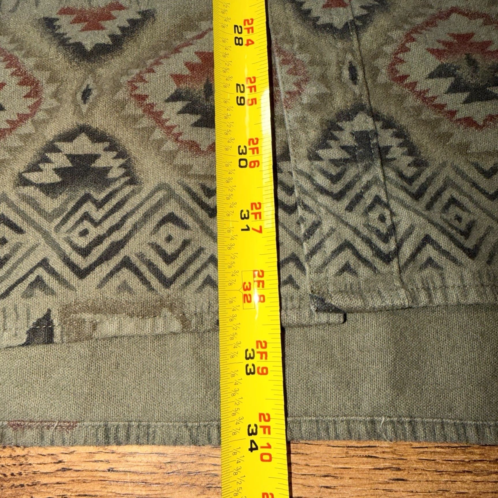 Vintage Cabela's Chamois Shirt Mens 2XL Tall Flannel Southwestern Geometric Button-Up Size US XXL / EU 58 / 5 - 6 Thumbnail