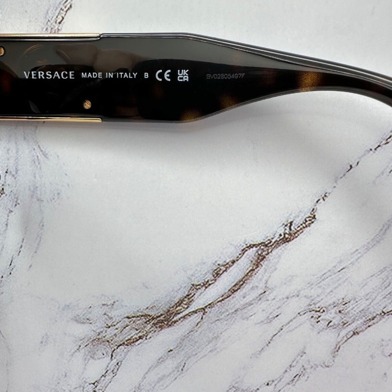 Versace NEW VERSACE Sunglasses Brown Black Tortoise Gold Medusa Size ONE SIZE - 12 Thumbnail