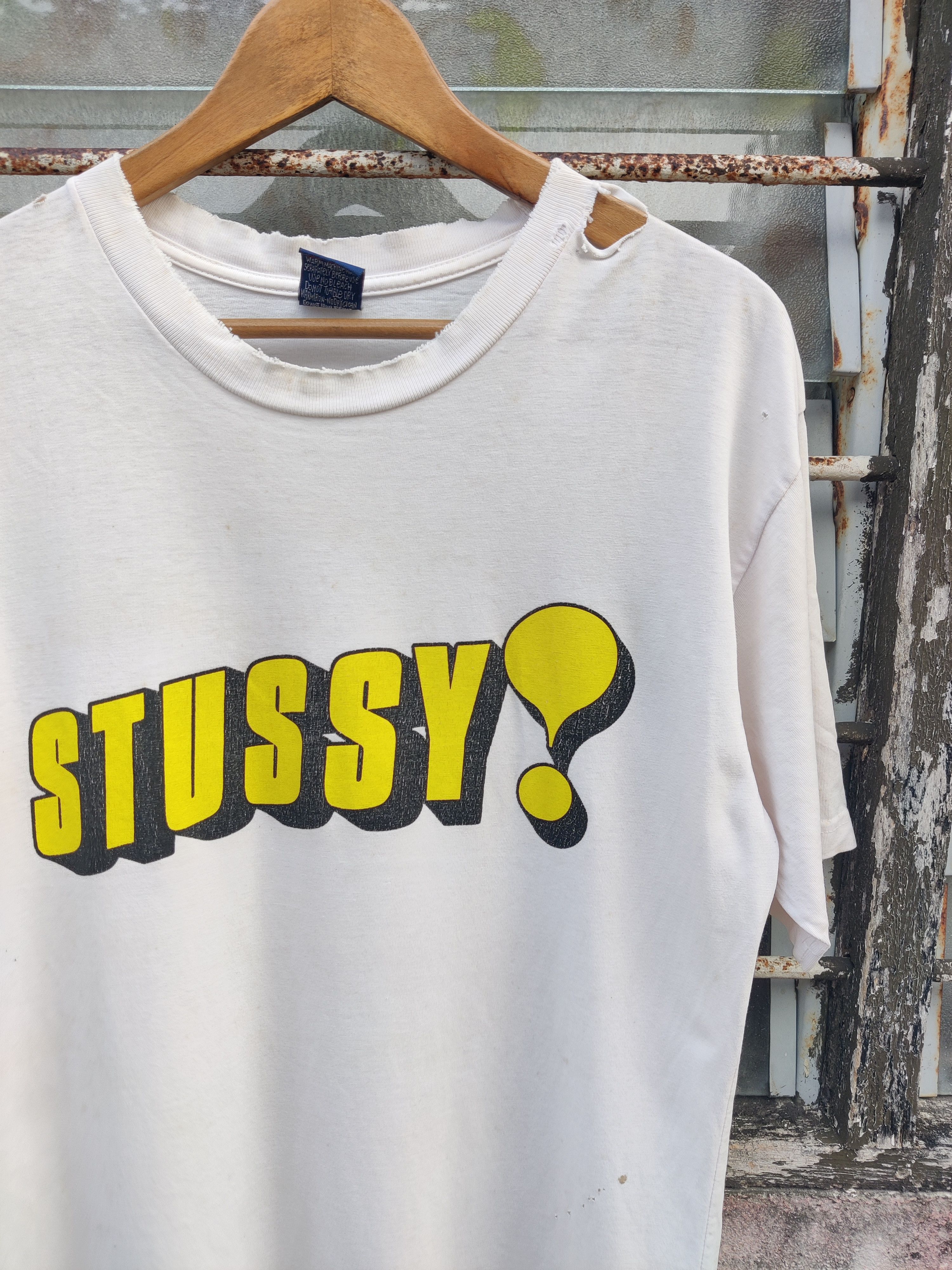 Stussy Vintage Distressed Stussy USA Made T-Shirt Size US M / EU 48-50 / 2 - 3 Thumbnail