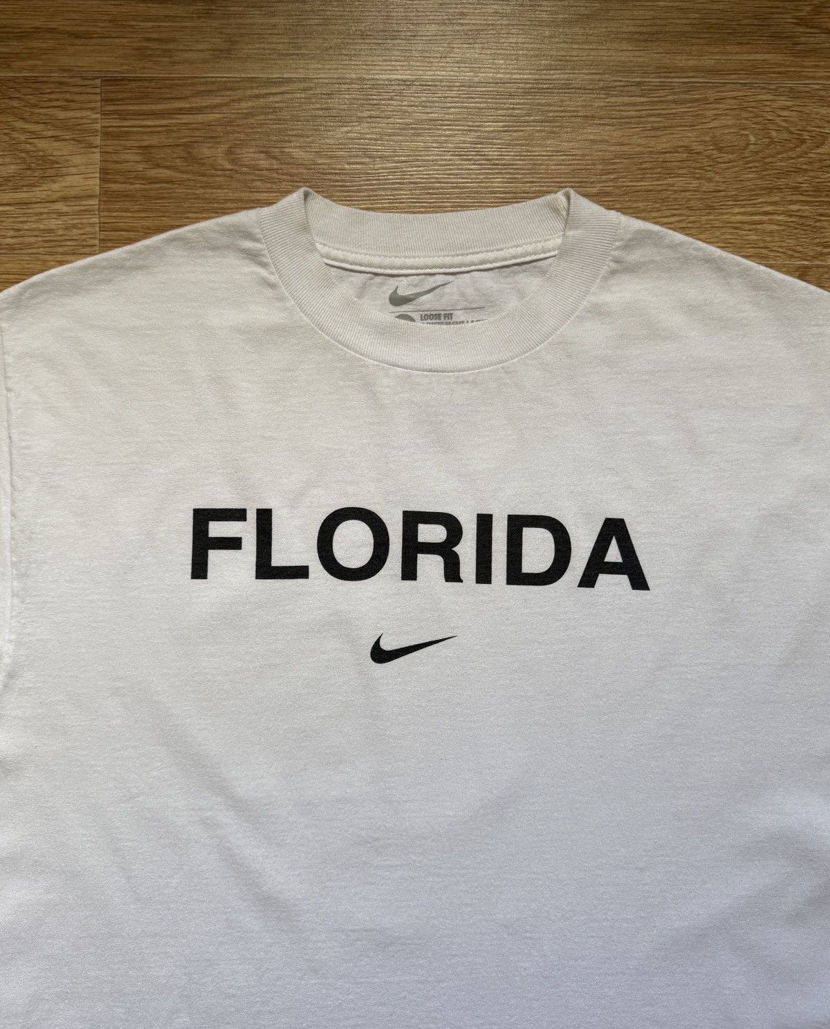 Nike Nike Florida White Tee T shirt Size US M / EU 48-50 / 2 - 2 Thumbnail