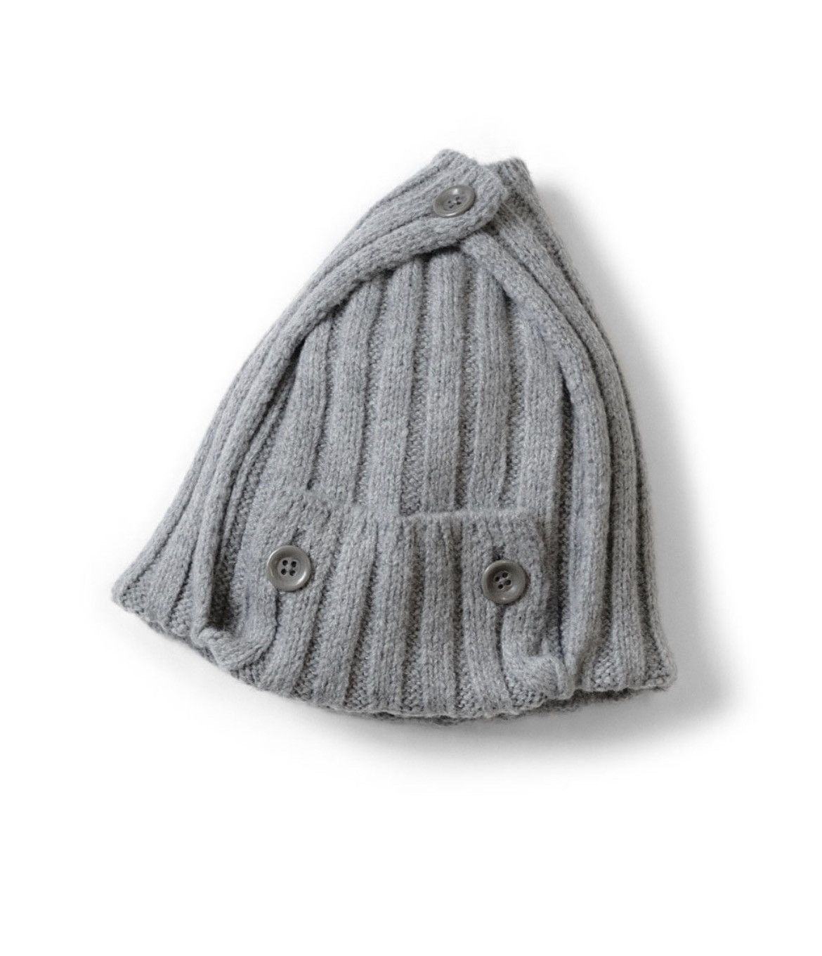 Kapital Kapital 5G wool 3x3 rib hunting knit cap 3way Size ONE SIZE - 2 Thumbnail