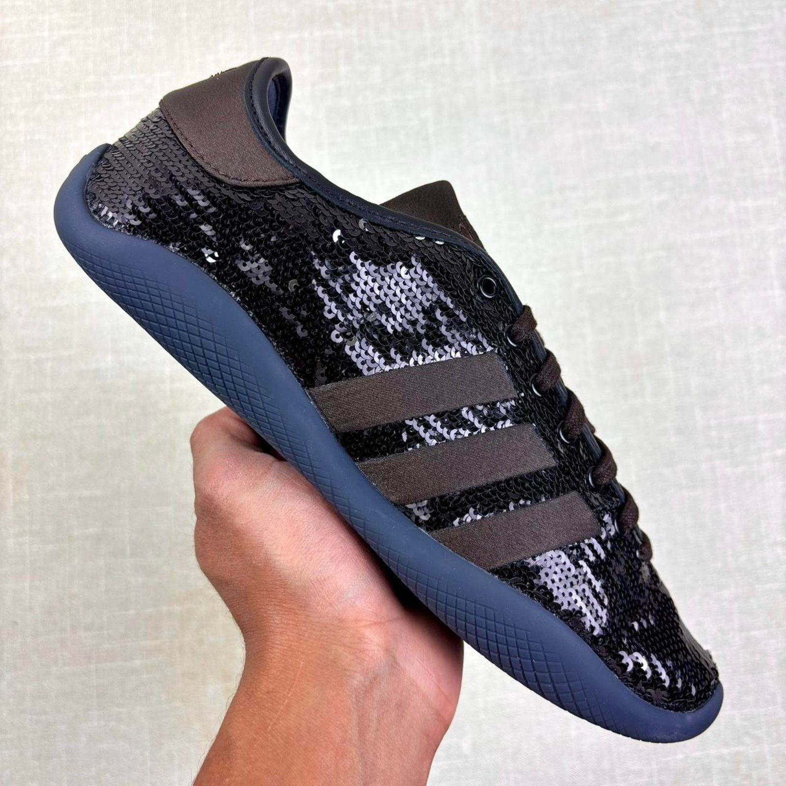 Adidas Wale Bonner x adidas Karintha “Black Dark Brown Sequin” 8W Size US 8 / IT 38 - 1 Thumbnail