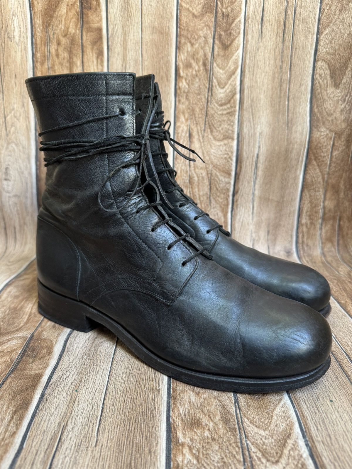 Dimissianos & Miller lace up horse leather boots Size US 6.5 / EU 39-40 - 2 Thumbnail