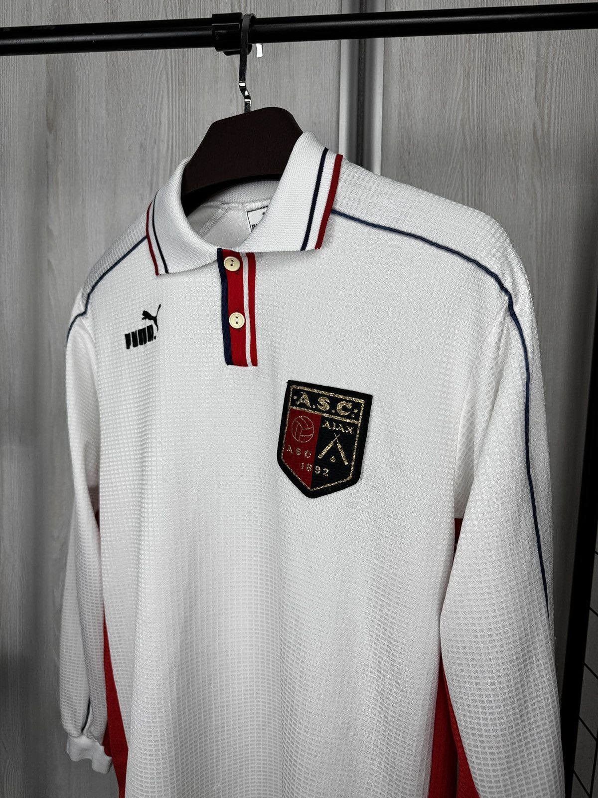 Puma Puma A.S.C Ajax Sportsman Combinatie 1892 Jersey blokecore Size US S / EU 44-46 / 1 - 6 Thumbnail
