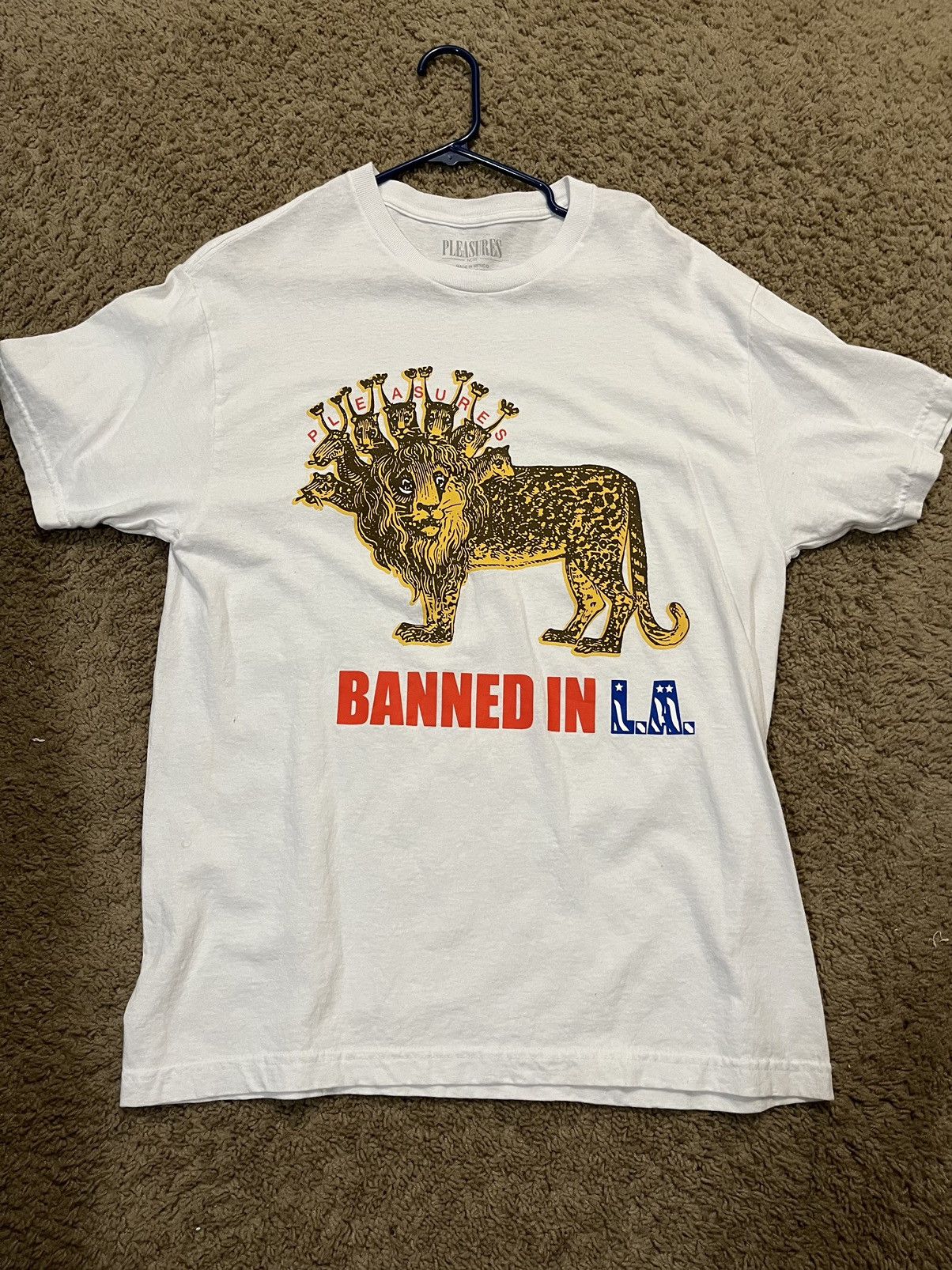 Pleasures Pleasures tee Size US L / EU 52-54 / 3 - 1 Thumbnail
