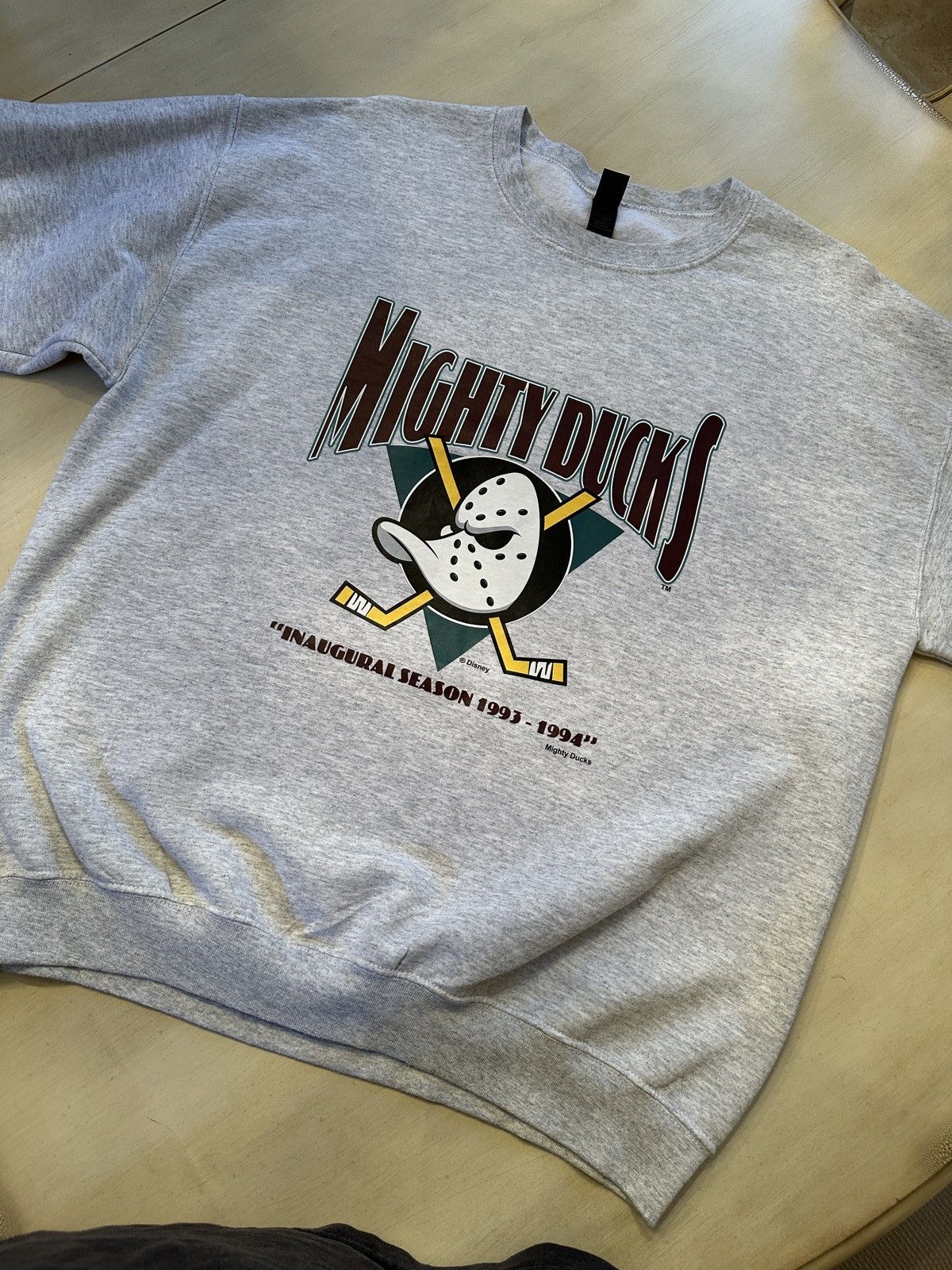 Hanes Anaheim Mighty Ducks Crewneck Inaugural Size US L / EU 52-54 / 3 - 1 Thumbnail