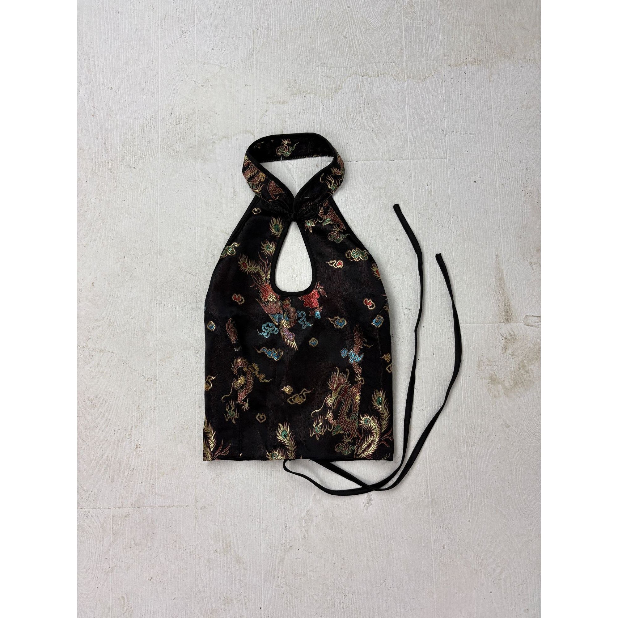 Other Y2k Chinese Dragon Wrap Around Top Size XS / US 0-2 / IT 36-38 - 1 Thumbnail