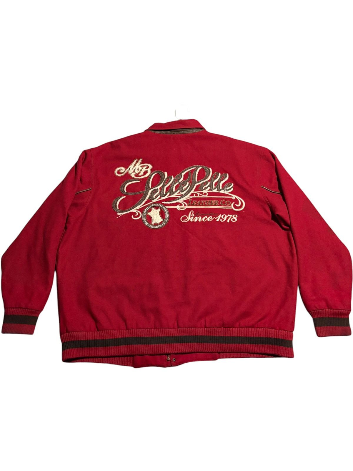 Pelle Pelle 4XL Vintage Pelle Pelle Wool Varsity letterman logo Jacket Size US XXL / EU 58 / 5 - 2 Thumbnail
