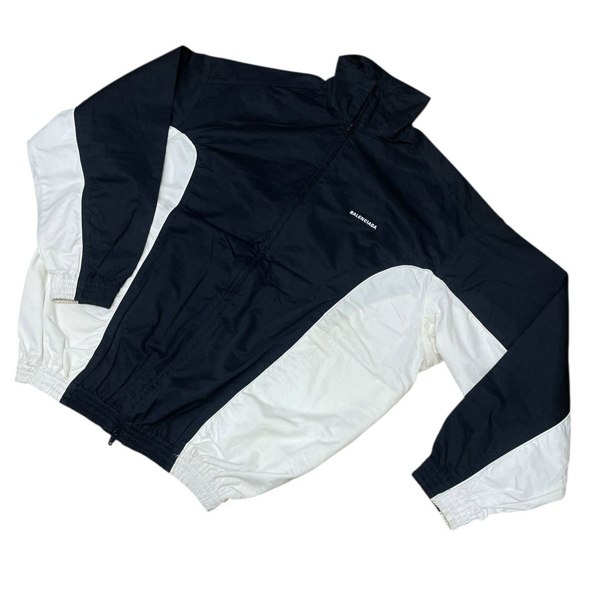 Balenciaga Balenciaga Colour-Block Logo Track Oversize Jacket Size US M / EU 48-50 / 2 - 3 Thumbnail