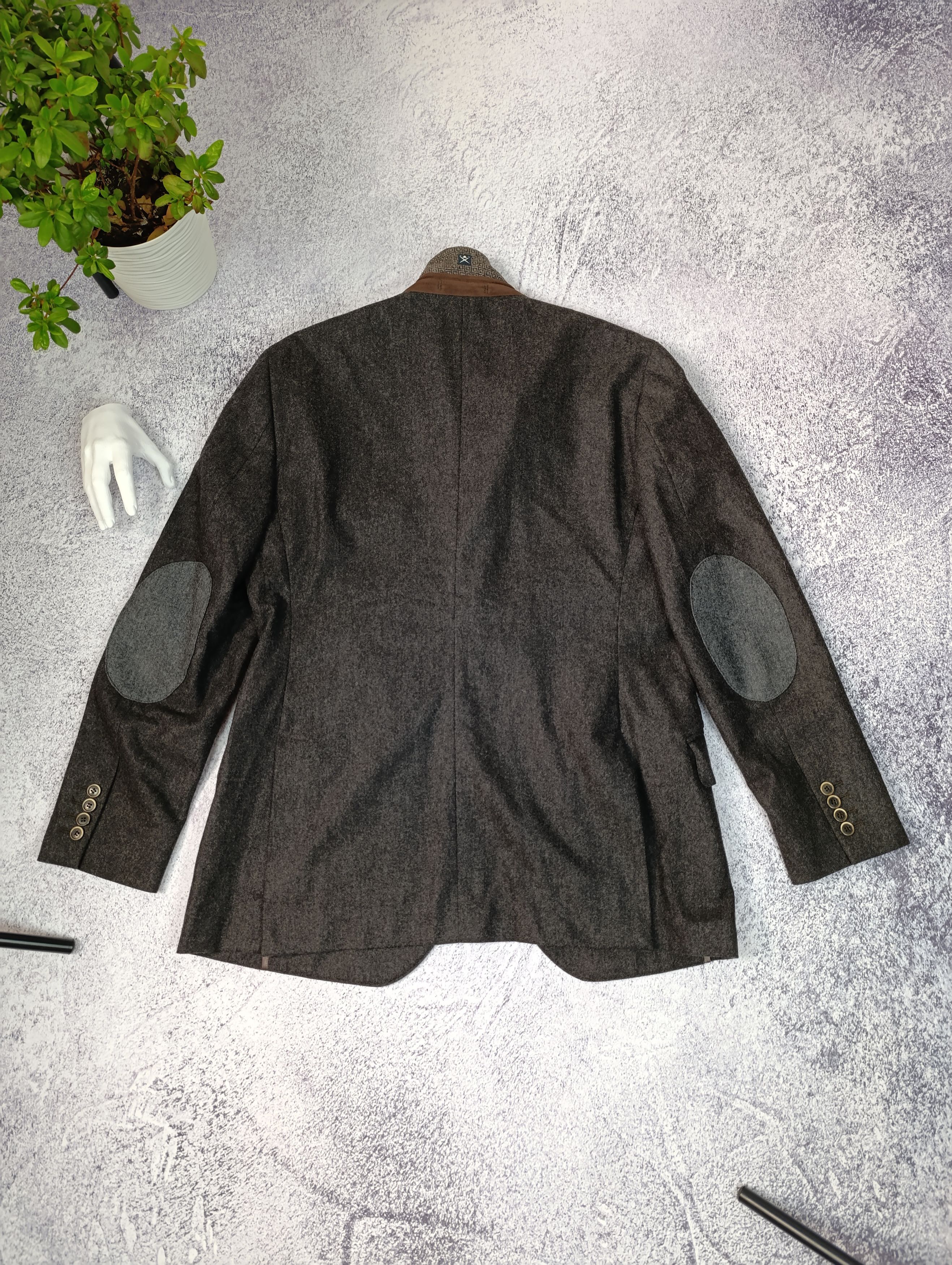 Hackett × Vitale Barberis Canonico HACKETT VITALE BARBERIS CANONICO WOOL BLAZER JACKET Size 42R - 12 Thumbnail