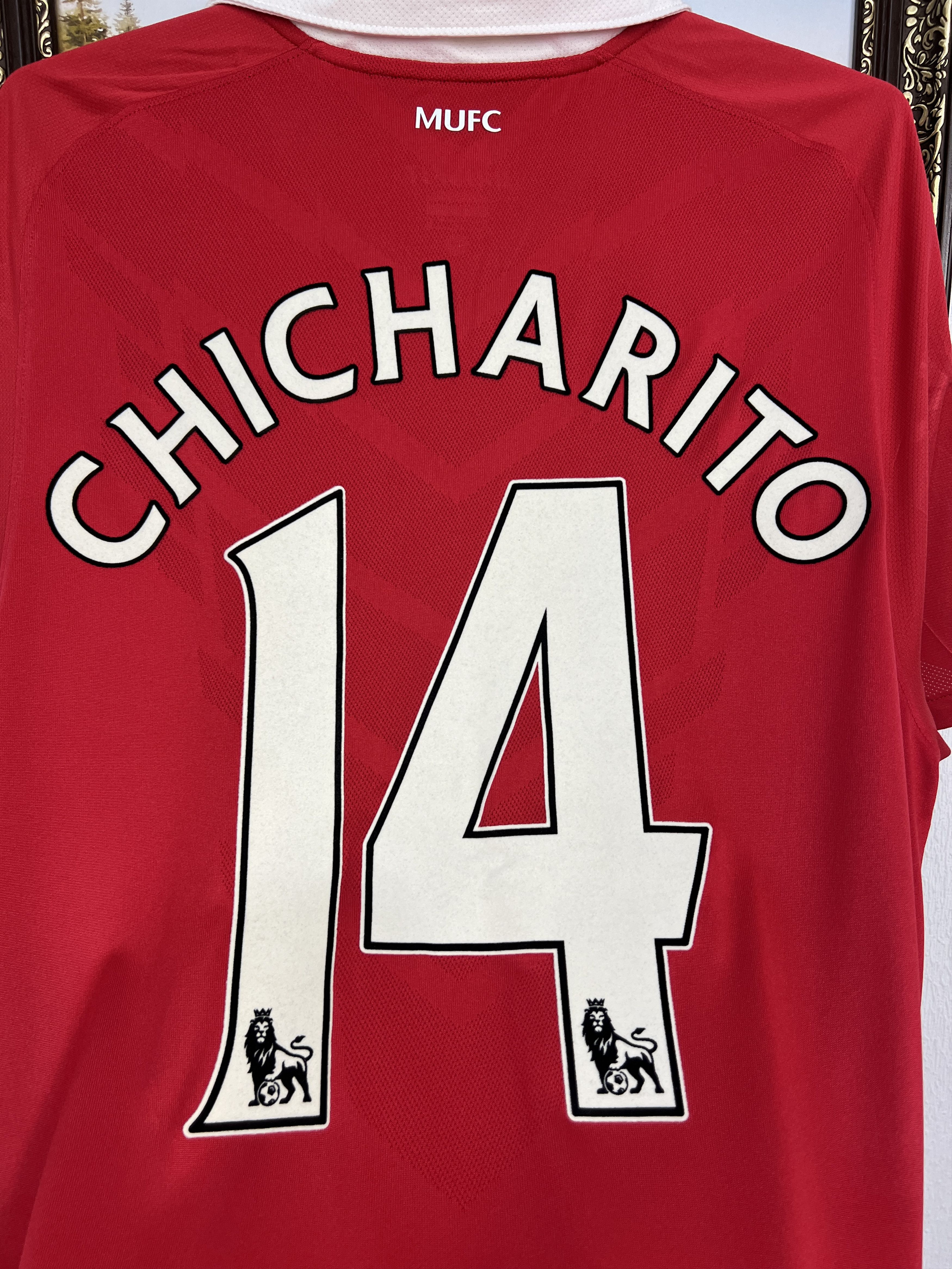 Nike Manchester United Home football 2010 #14 Chicharito Nike Size US M / EU 48-50 / 2 - 2 Thumbnail