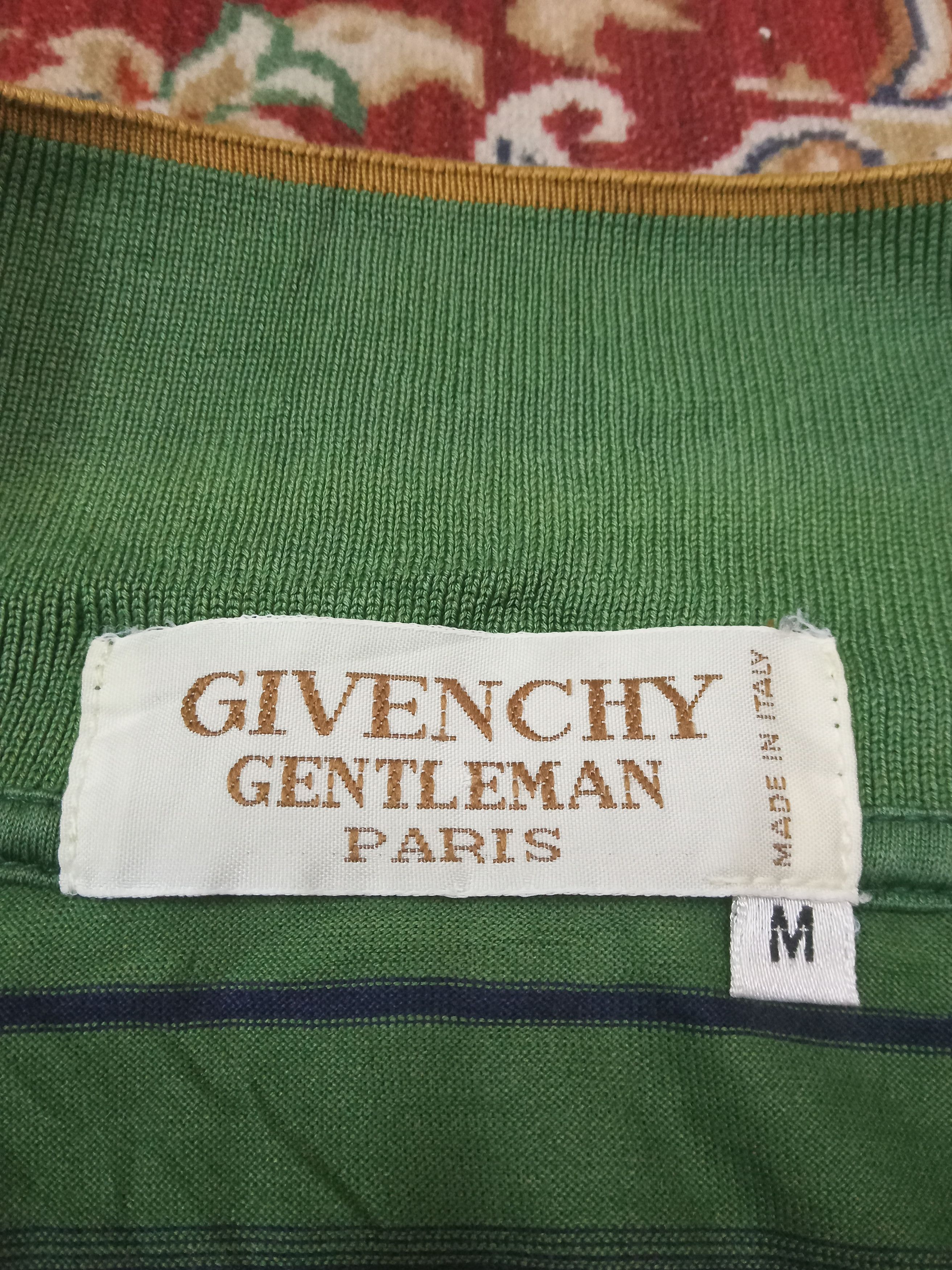 Givenchy × Vintage Vintage Givenchy Stripes Polo Golf Long Sleeve Size US M / EU 48-50 / 2 - 3 Thumbnail