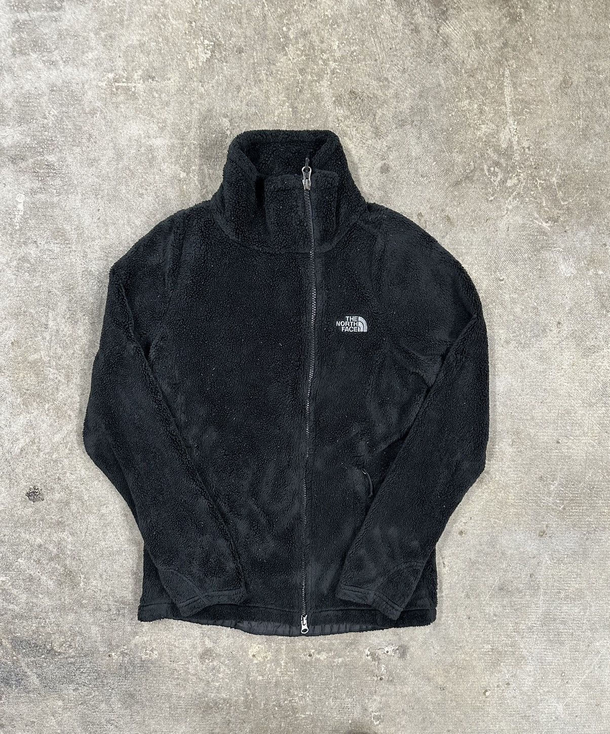 The North Face Crazy Y2K The North Face Deep Pile Black Fleece Jacket Size S / US 4 / IT 40 - 1 Thumbnail