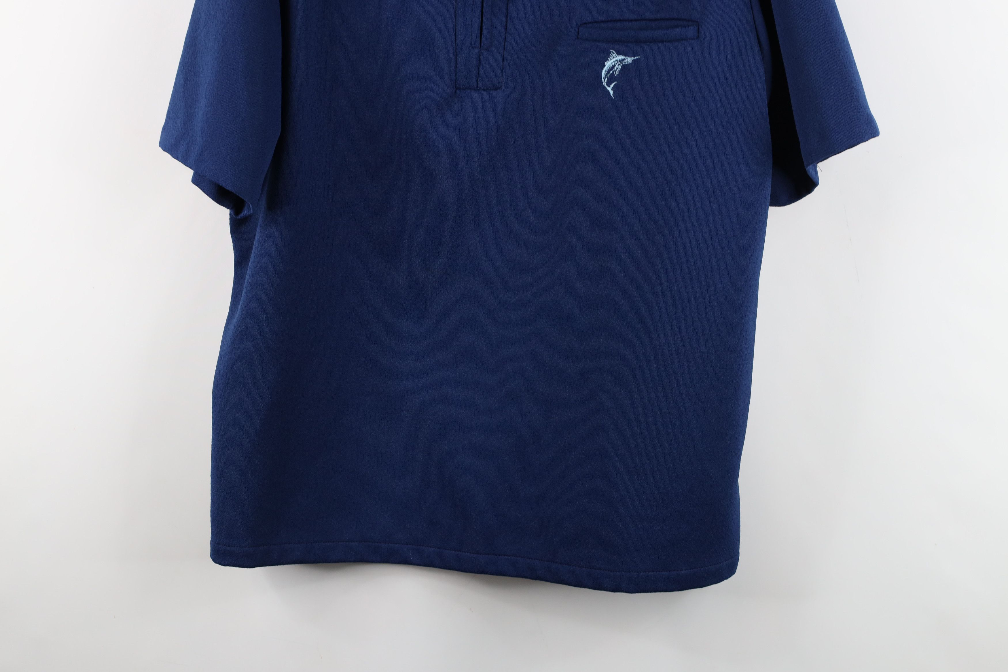 Vintage Vintage 50s 60s Rockabilly Fish Knit Collared Polo Shirt USA Size US XL / EU 56 / 4 - 3 Thumbnail