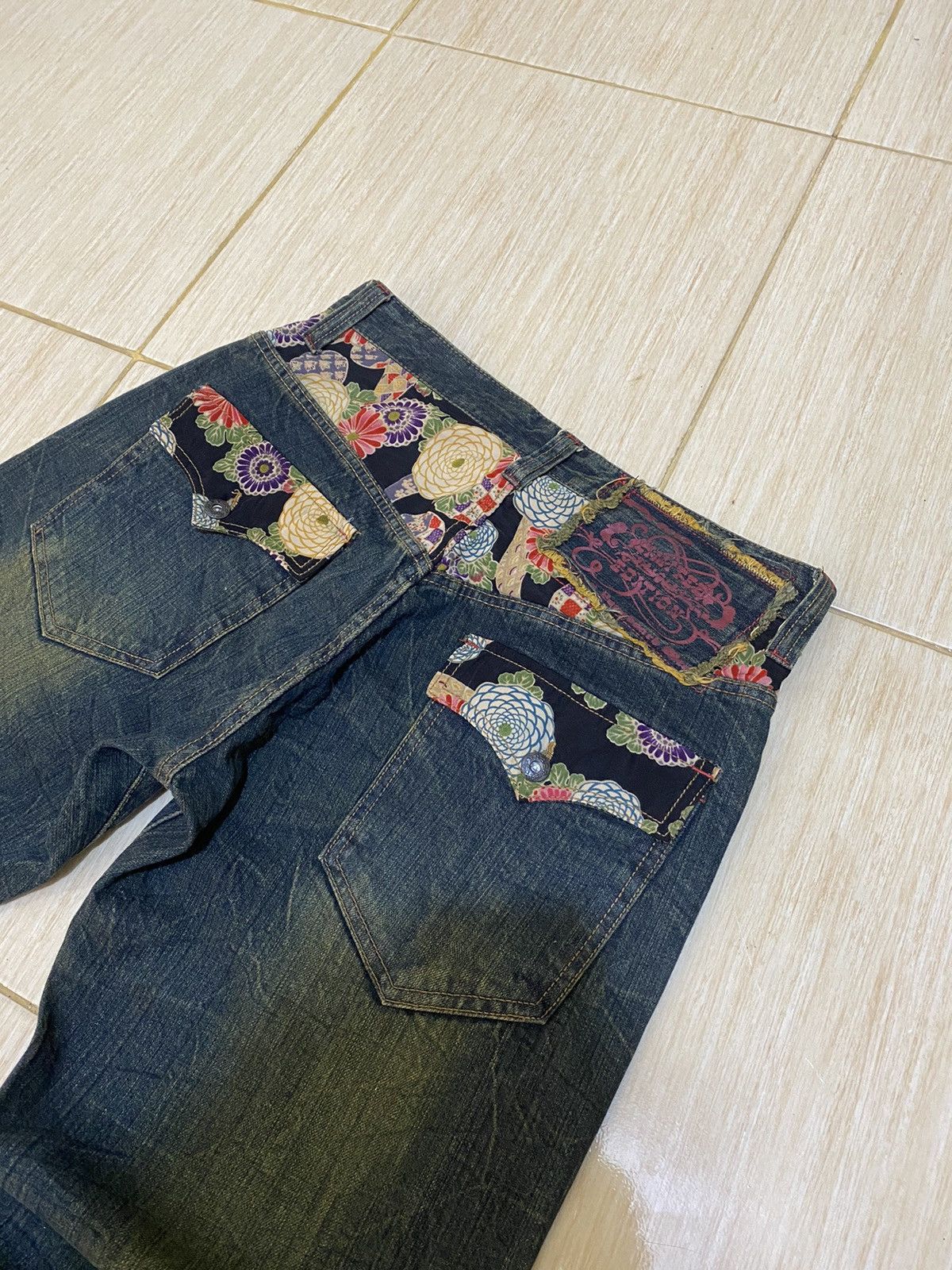 Japanese Brand Vintage Piko sashiko jeans Size US 32 / EU 48 - 2 Thumbnail