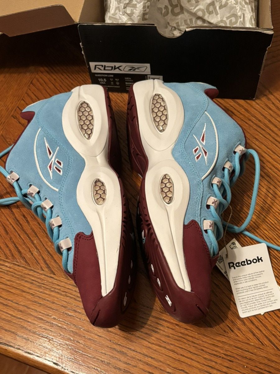 Reebok Reebok Question Low Phillies Size 10.5 Size US 10.5 / EU 43-44 - 4 Thumbnail