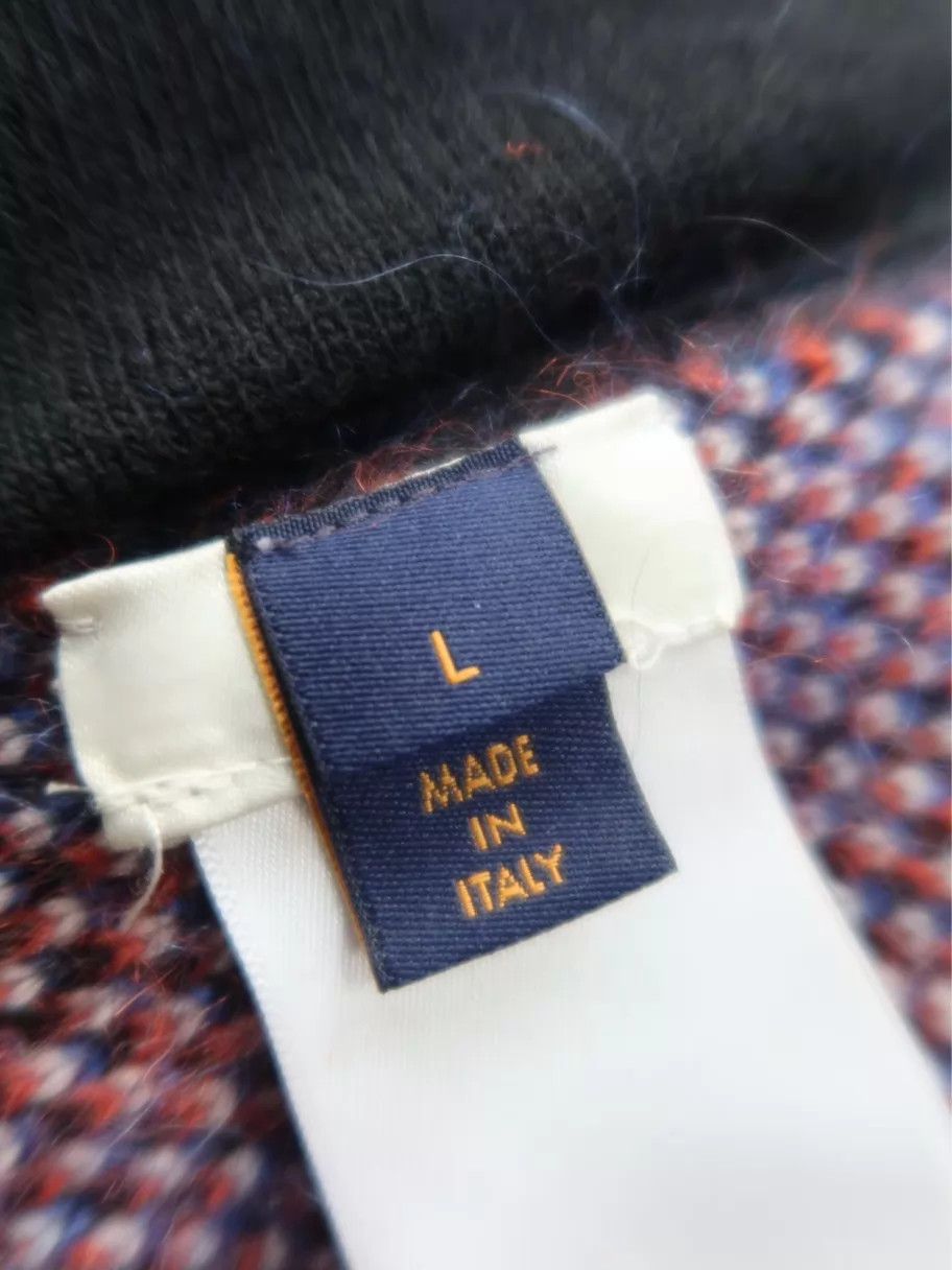 Louis Vuitton Louis Vuitton Mohair Jacquard Logo Knitted Cardigan L Size US L / EU 52-54 / 3 - 4 Thumbnail
