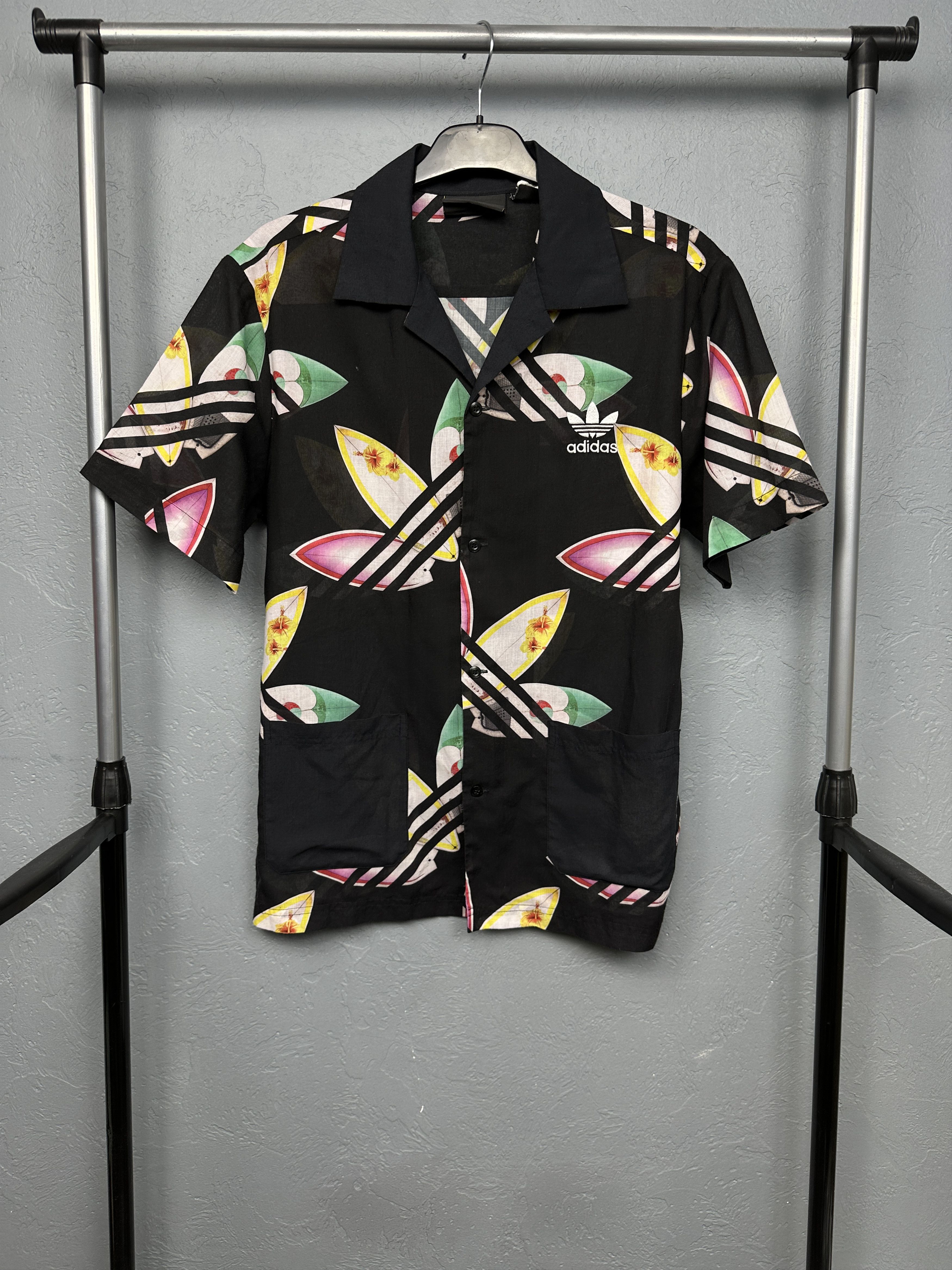 Adidas × Pharrell Adidas Pharrell Williams Mens Hawaiian Shirt Size US M / EU 48-50 / 2 - 1 Thumbnail