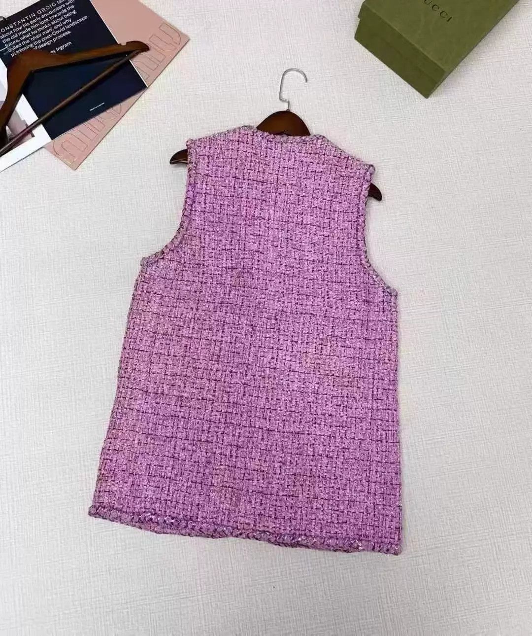 Chanel Chanel Women's Tweed Vest 36 Size XS / US 0-2 / IT 36-38 - 2 Thumbnail