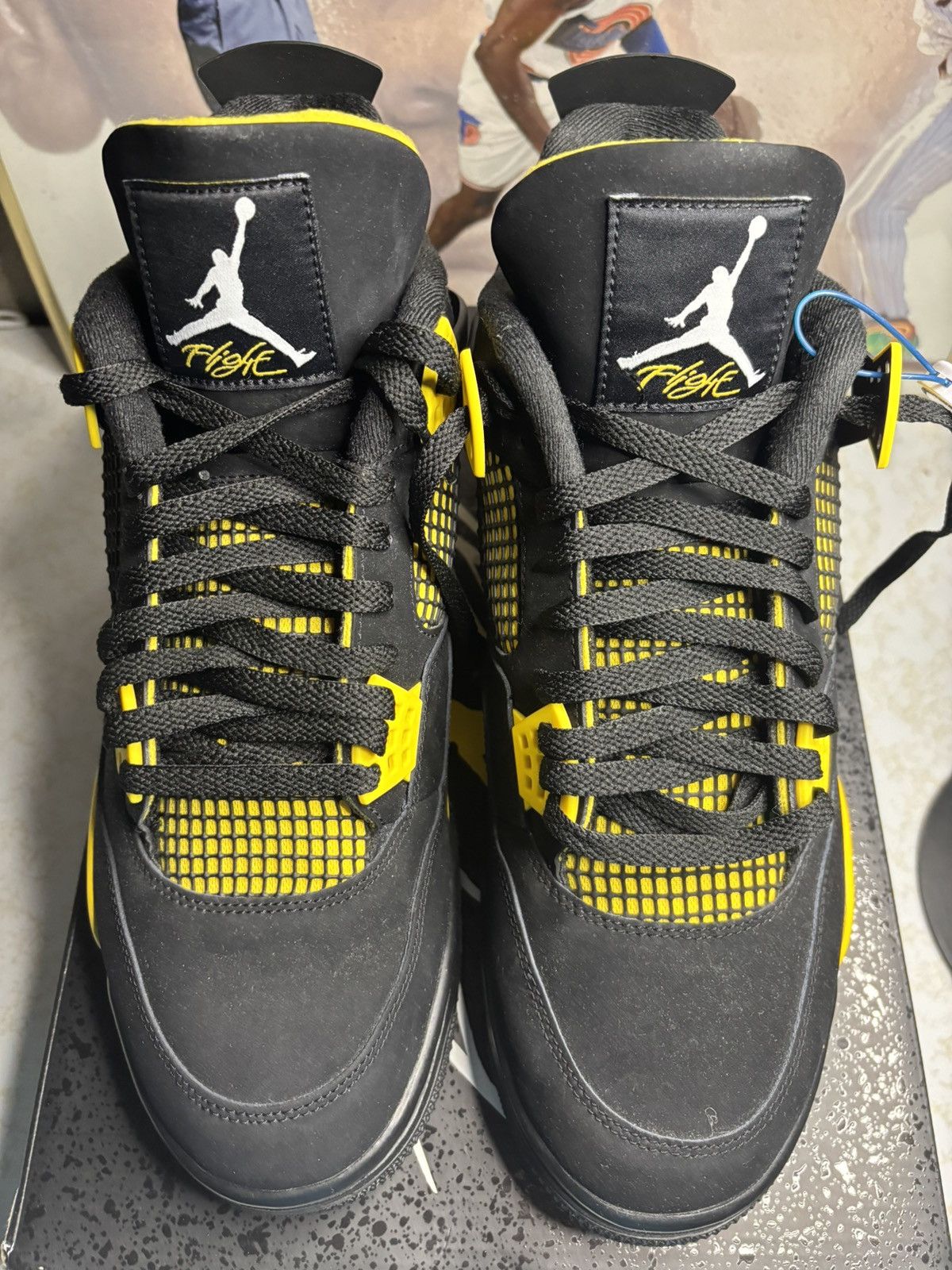 Jordan Brand Jordan Retro 4 ‘Thunder ’ Size US 13 / EU 46 - 2 Thumbnail
