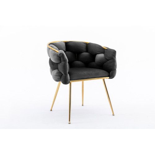 Designer × Homemade Luxury modern simple leisure velvet single sofa chair bedroo Size US L / EU 52-54 / 3 - 3 Thumbnail