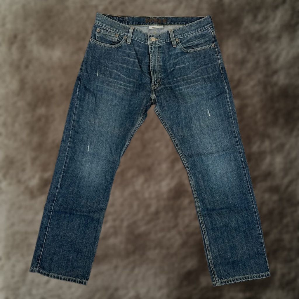 Levi's Levi's 514 Jeans Slim Straight Denim Blue Dark Wash 36x30 Men Y2K Size US 36 / EU 52 - 1 Thumbnail