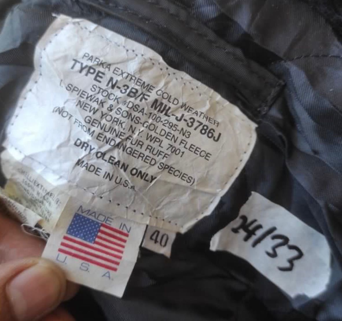 I. Spiewak And Sons Spiewak & Sons Golden Fleece N3B Snorkel Parka Size US L / EU 52-54 / 3 - 8 Thumbnail