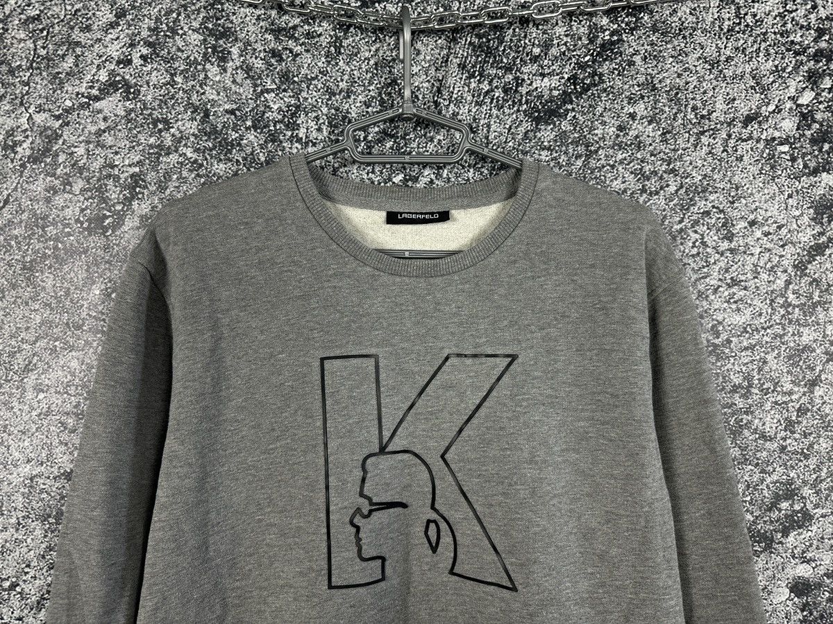 Karl Lagerfeld Karl Lagerfeld Crewneck Sweatshirt Pullover Big Logo Size XL Size US XL / EU 56 / 4 - 2 Thumbnail