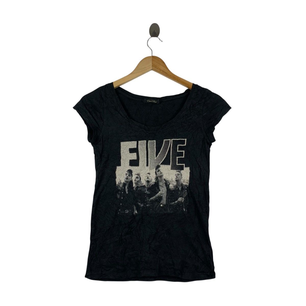 Vintage Coco Bella Punk Style Band FIVE Tee Shirt Size M / US 6-8 / IT 42-44 - 1 Thumbnail