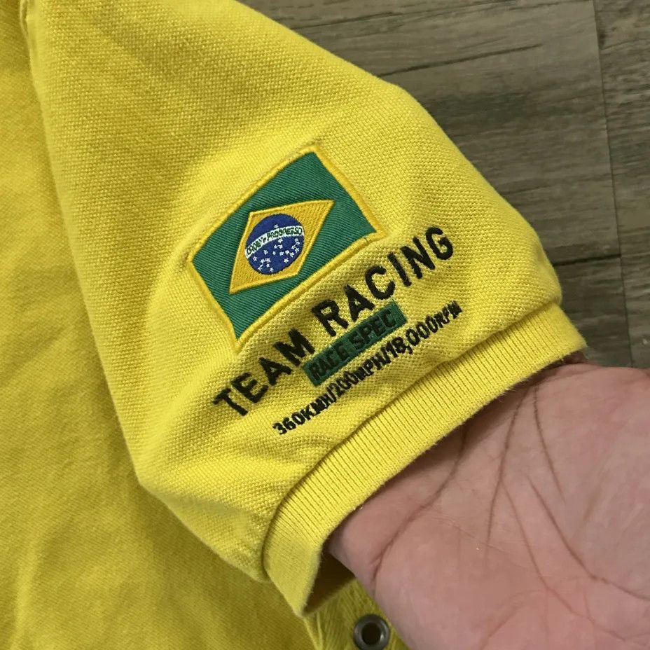 Polo Ralph Lauren Vintage Polo Ralph Lauren RL1 Racing Brazil Rugby Shirt Size US XXL / EU 58 / 5 - 4 Thumbnail
