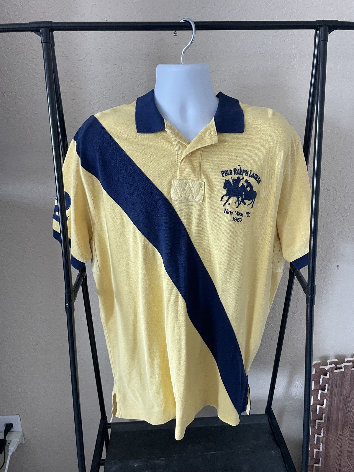 Polo Ralph Lauren PRL New York, NY 1967 #2 SS polo knit Nwt 125.00 Size US XL / EU 56 / 4 - 1 Thumbnail